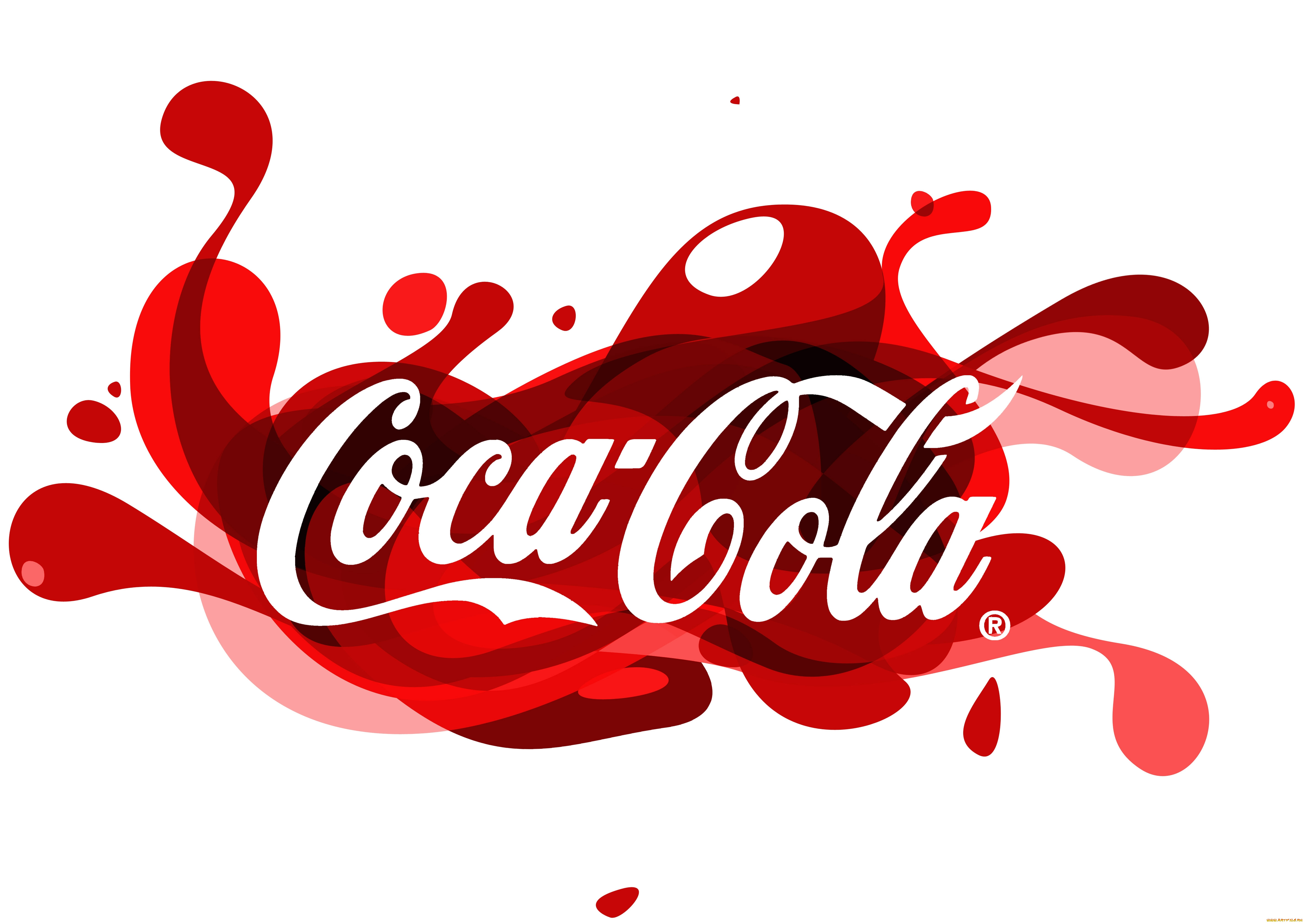 бренды, coca, cola, logo, красный, логотип, кока, кола