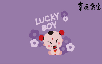 Картинка lucky+boy векторная+графика мультфильмы фон
