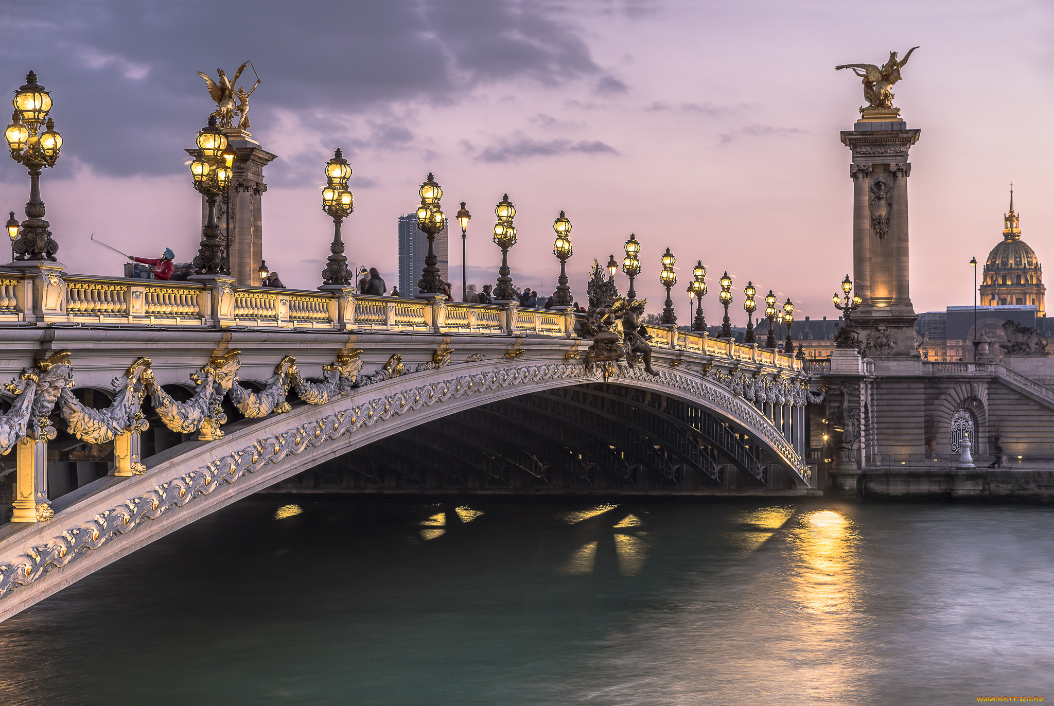 beautiful, paris, города, париж, , франция, мост, река