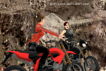 Картинка 3д+графика люди-авто мото+ people-+car+ +moto фон девушки взгляд мотоцикл
