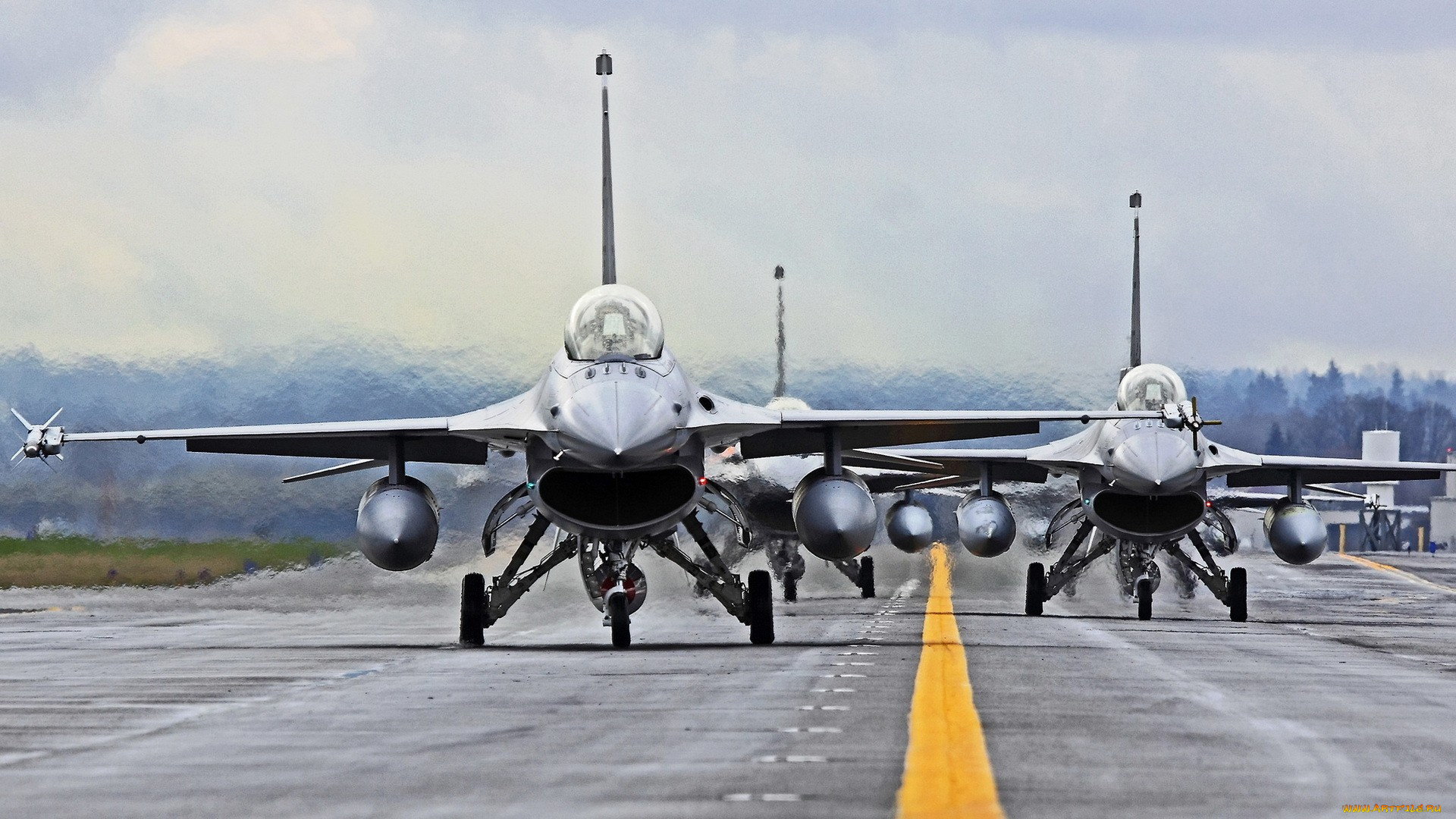 f-16, fighting, falcon, авиация, боевые, самолёты, истребитель, ввс, сша, взлетная, полоса, fighting, falcon, f16, general, dynamics, военная