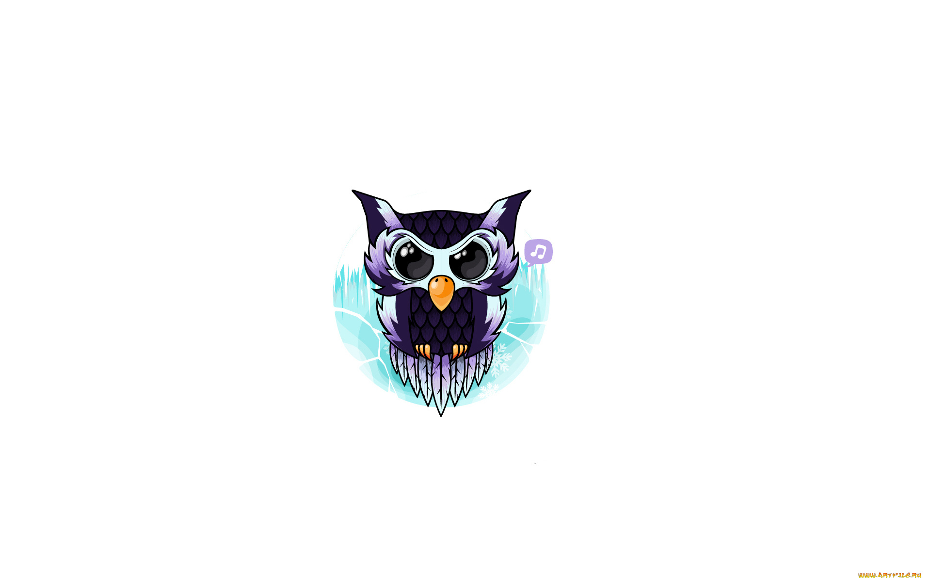 сова, рисованные, минимализм, owl