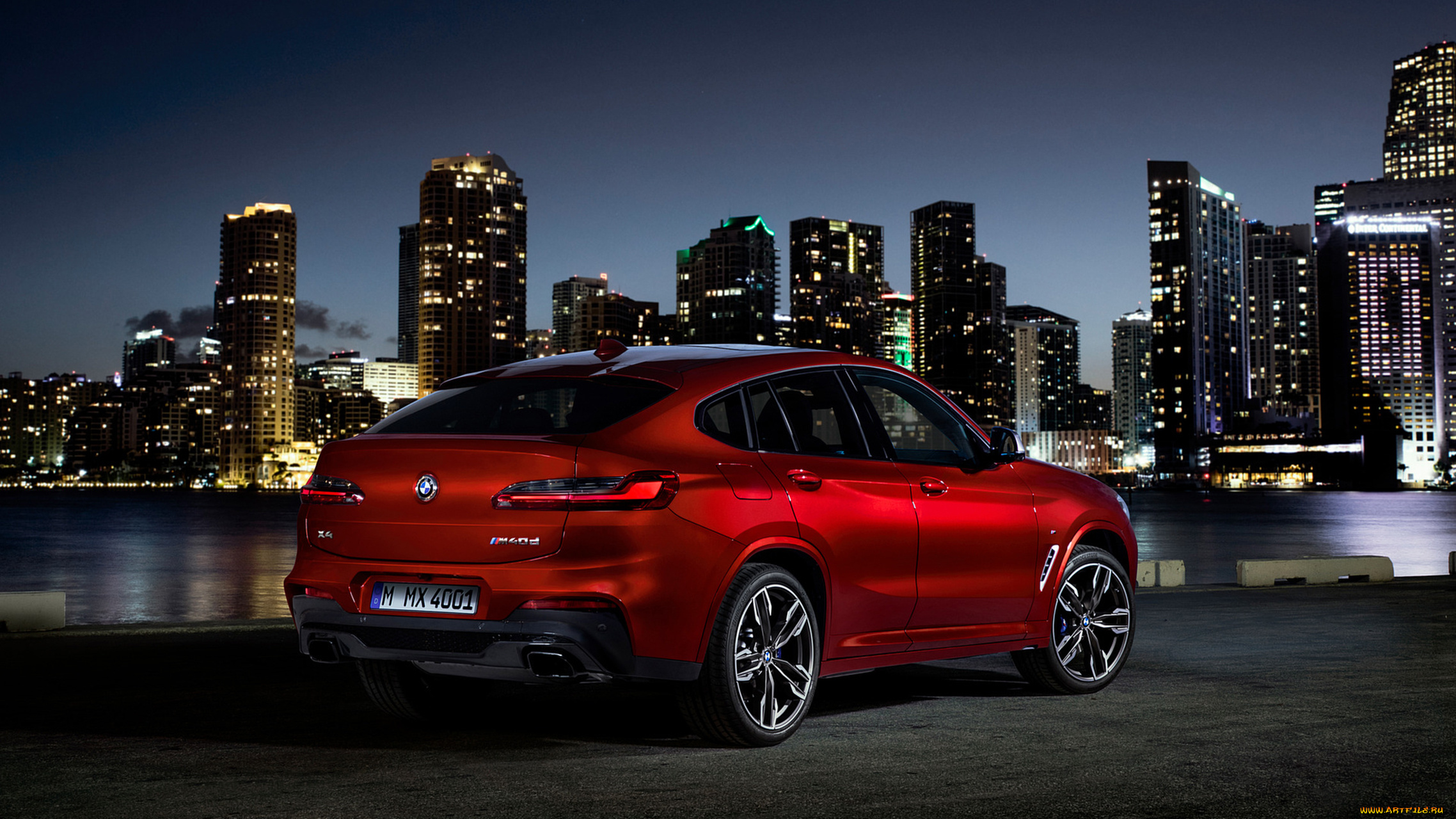 bmw, x4, m40d, 2019, автомобили, bmw, x4, m40d, 2019, red