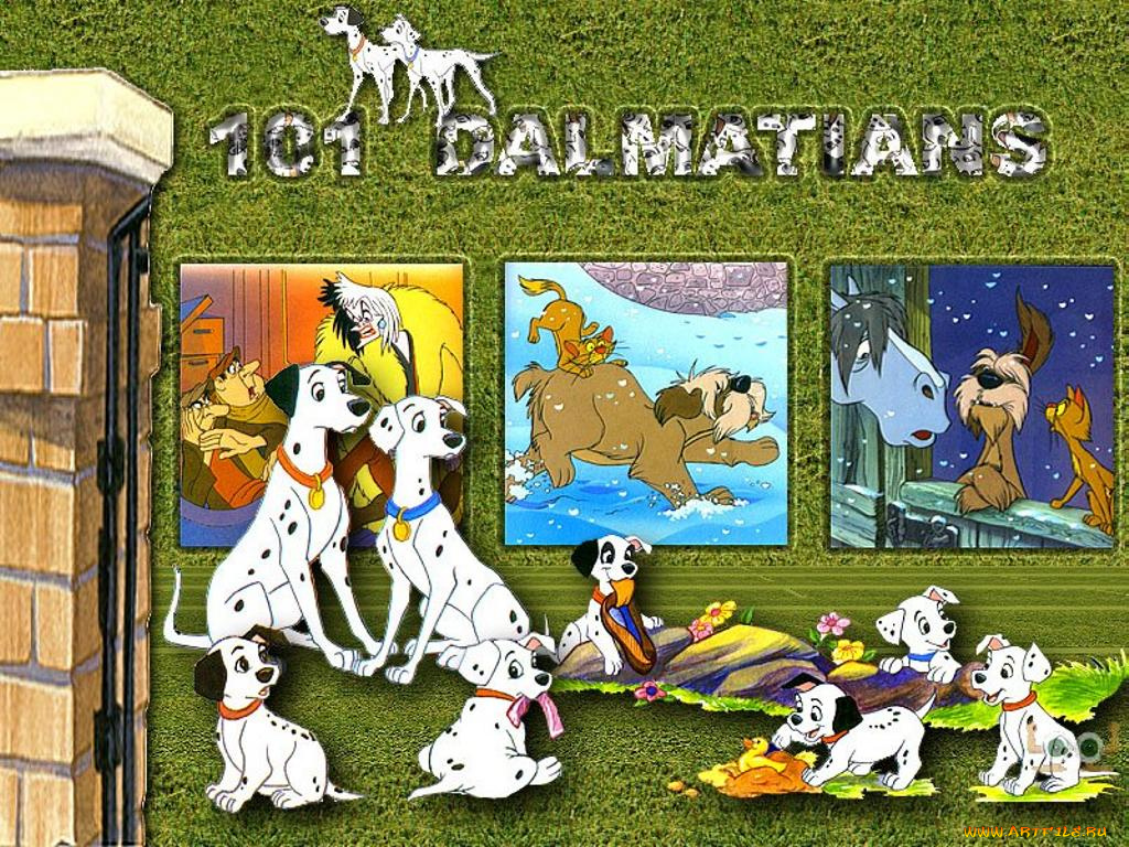 мультфильмы, 101, dalmatians