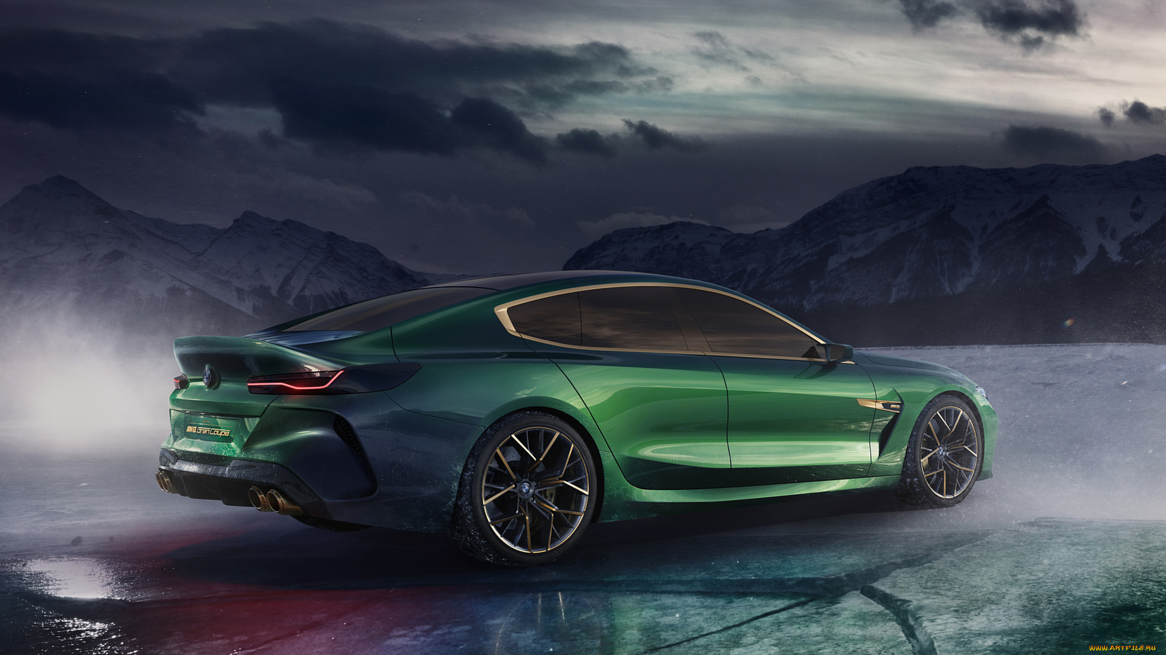 bmw, m8, gran, coupe, concept, 2018, автомобили, bmw, concept, m8, coupe, gran, 2018