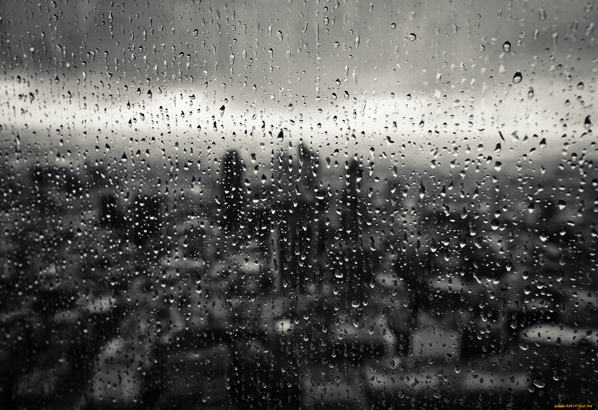 разное, капли, брызги, всплески, стекло, дождь, окно, город, макро