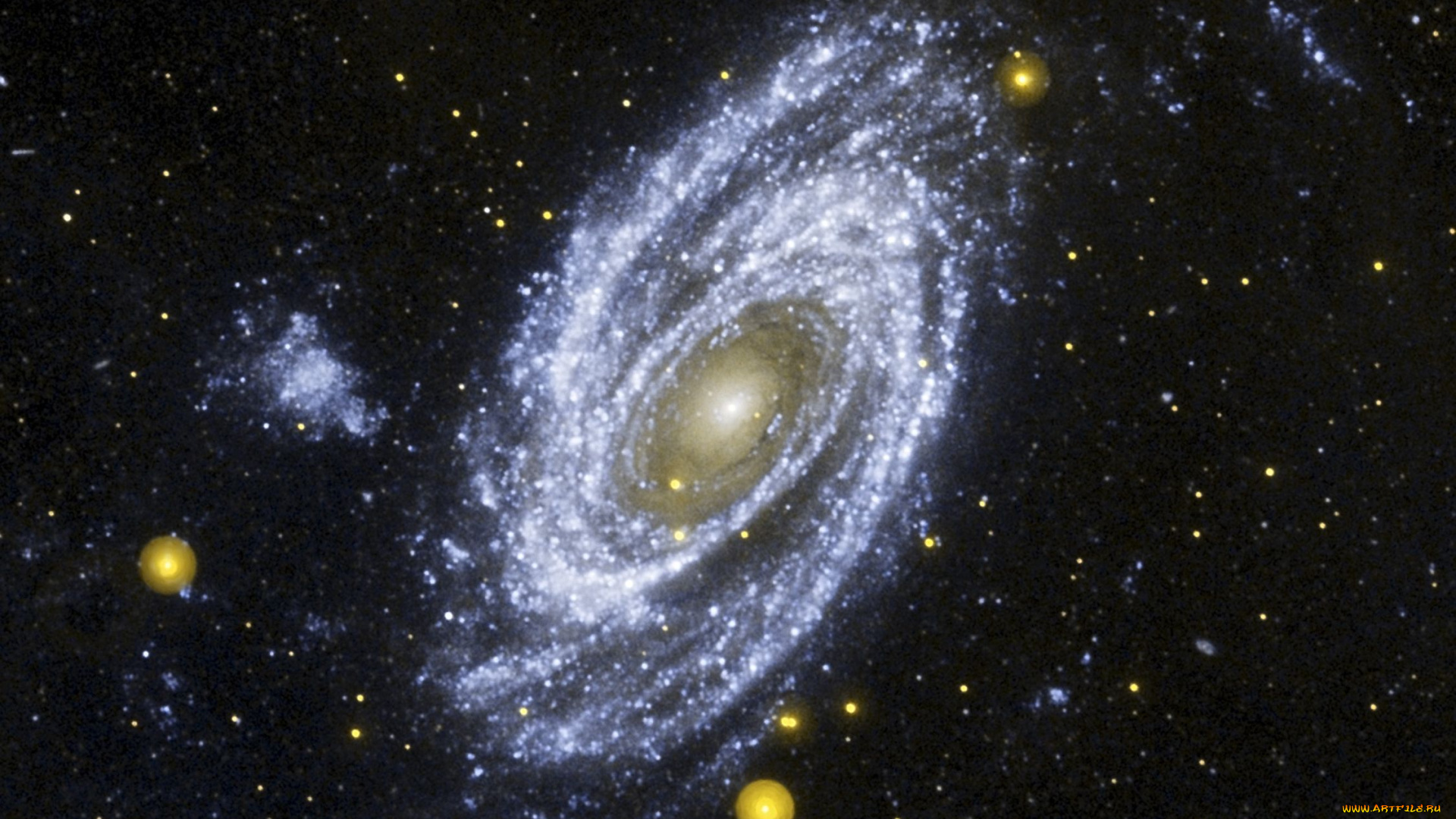 m81, космос, галактики, туманности