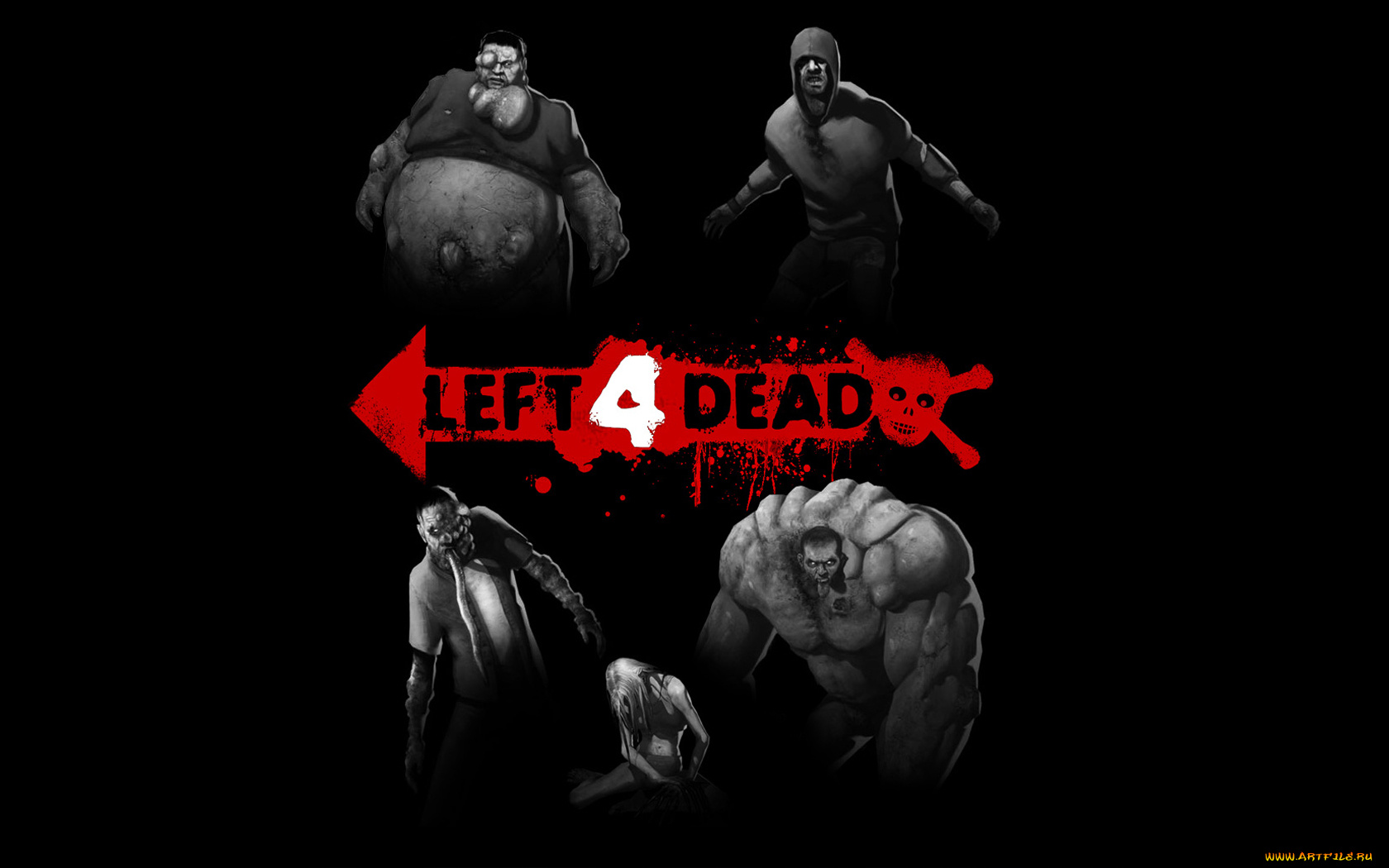 left, dead, видео, игры, зомби, 4