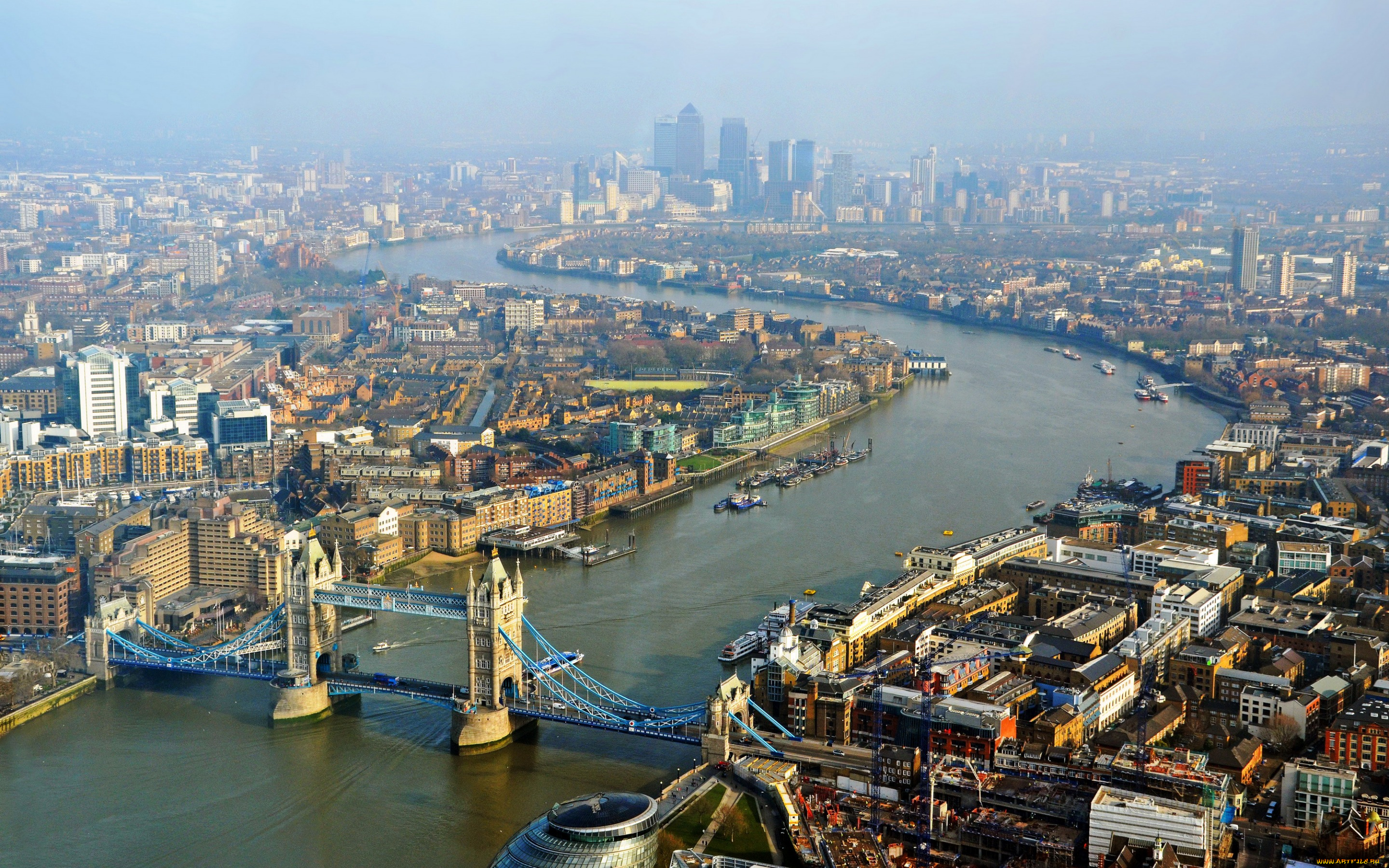 города, лондон, , великобритания, тауэрский, мост, темза, англия, лондон, london, панорама, река, tower, bridge