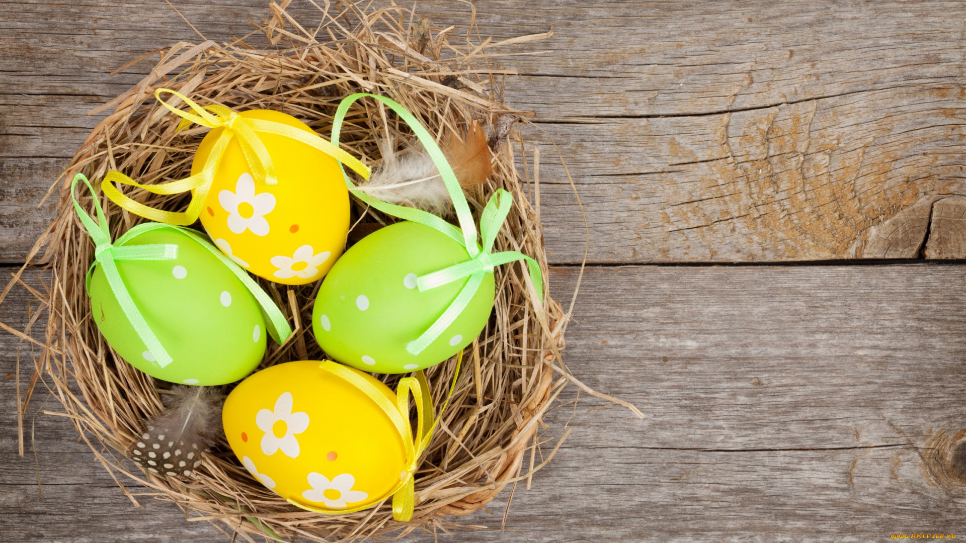 праздничные, пасха, holiday, happy, colorful, весна, easter, wood, яйца, spring, eggs