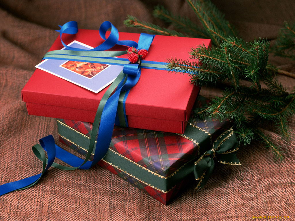 праздничные, подарки, коробочки