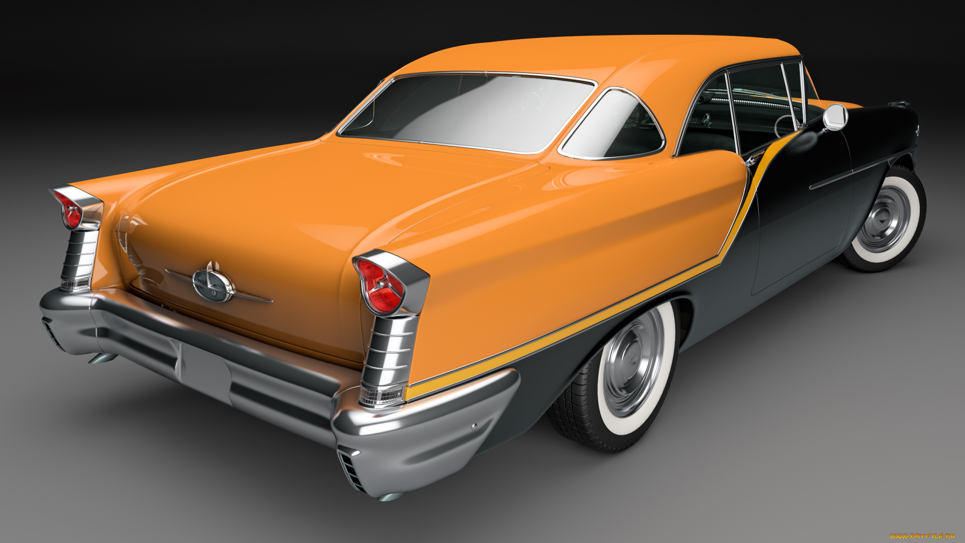 автомобили, 3д, coupe, 88, 1957, oldsmobile
