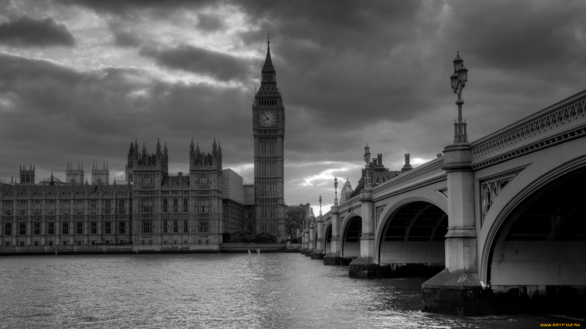 westminster, palace, города, лондон, , великобритания, мост, дворец, вестминстер, часы, темза, биг, бен, башня, река