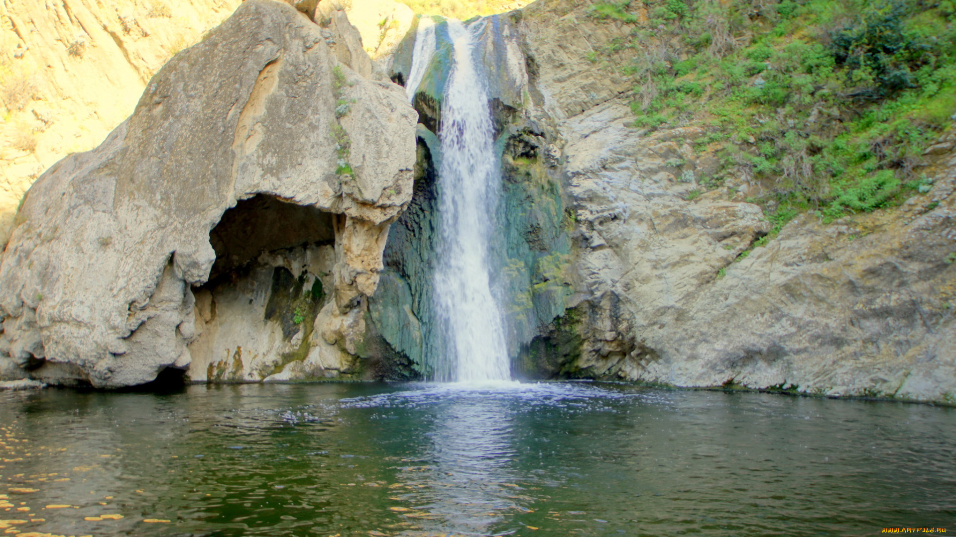 california, malibu, природа, водопады, водопад