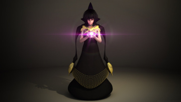 Картинка 3д+графика fantasy+ фантазия фон магия девушка