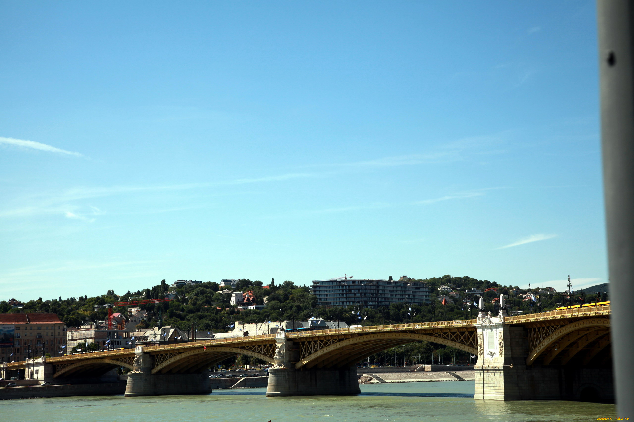 города, будапешт, , венгрия, река, мост