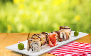 Картинка еда рыба +морепродукты +суши +роллы ролы