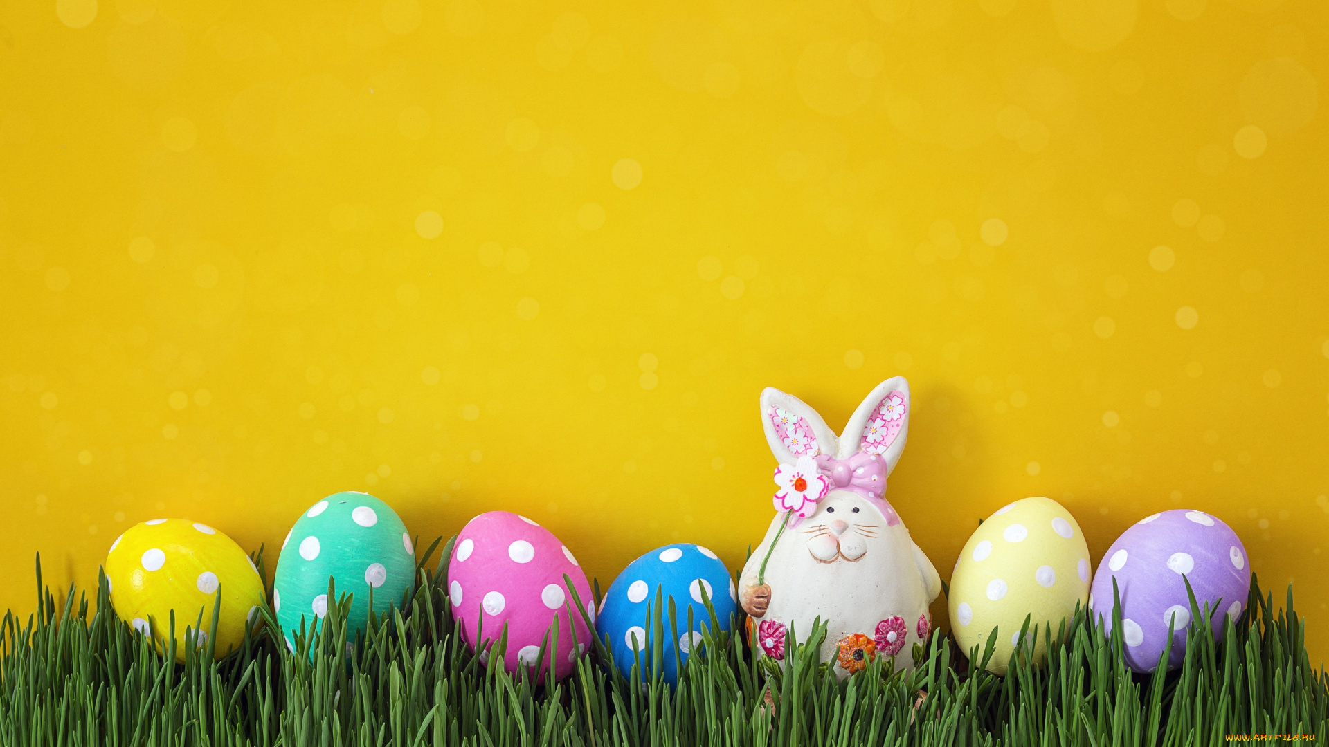 праздничные, пасха, весна, трава, decoration, wood, easter, яйца, крашеные, happy, spring, eggs