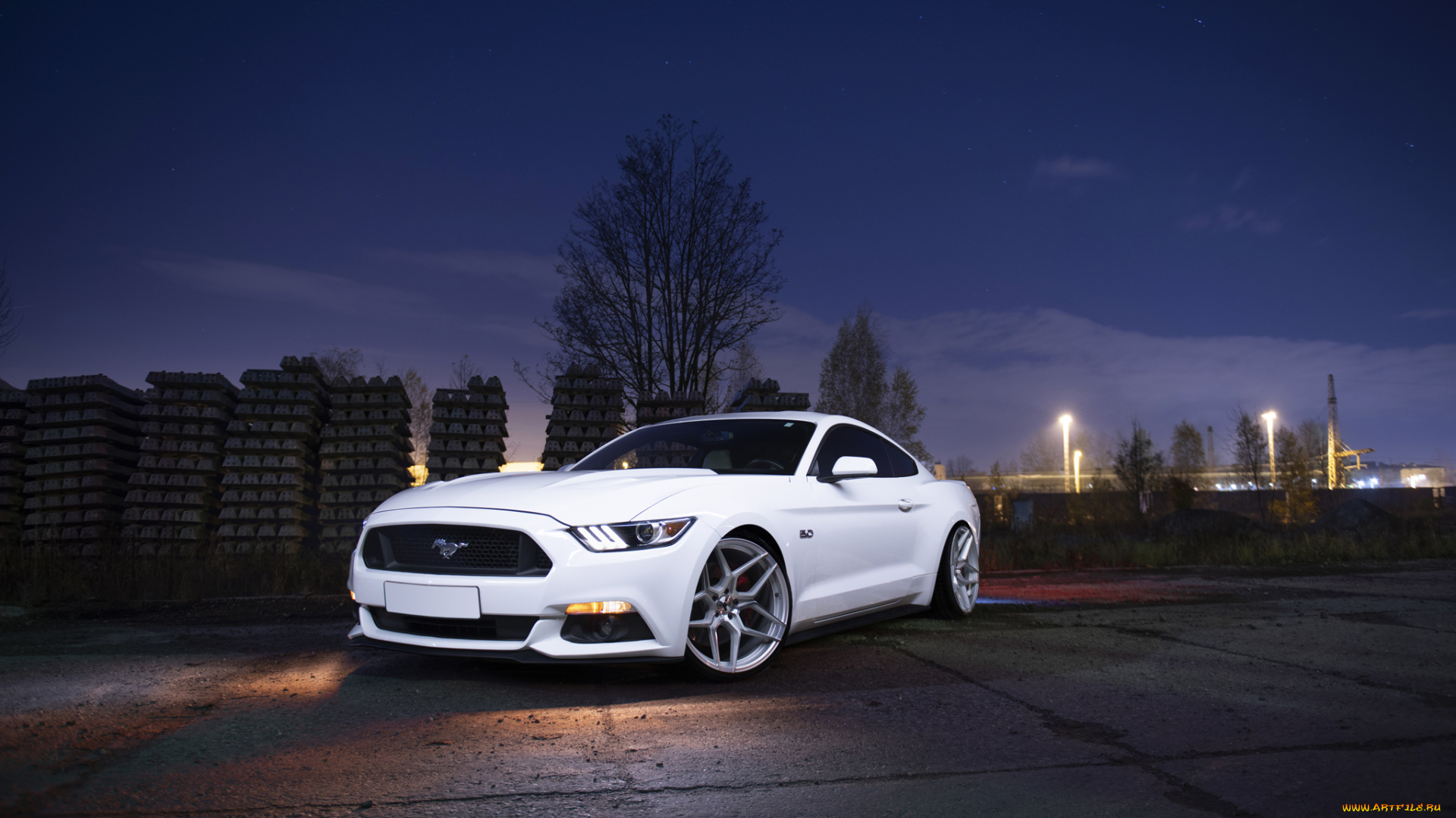 ford, mustang, автомобили, ford, mustang, white, stance, muscle, car, city