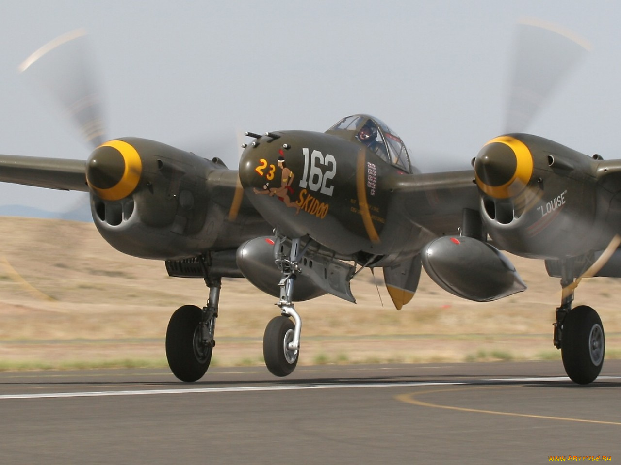 авиация, боевые, самолёты, p-38, lightning