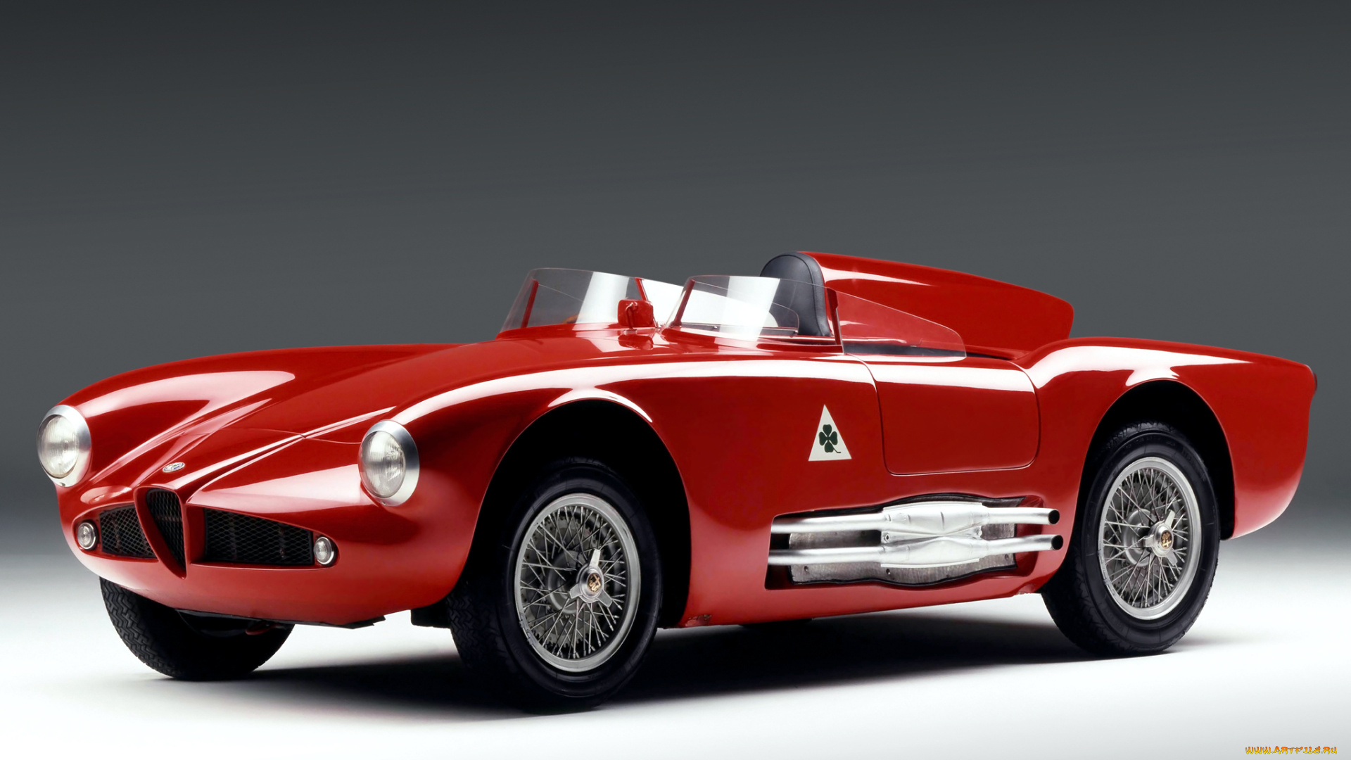 alfa, romeo, 750, competizione, автомобили, sport, red, retro, 1955, красная, спорт, ретро
