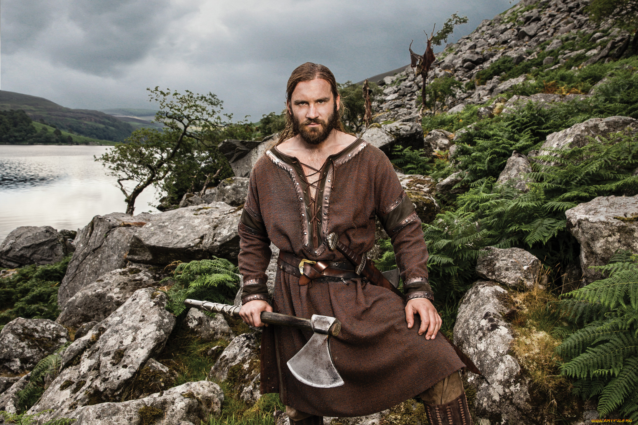 кино, фильмы, vikings, , 2013, , сериал, викинг, топор, меч, ролло, воин, vikings, сериал