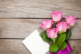 Картинка цветы розы лента праздник открытка букет