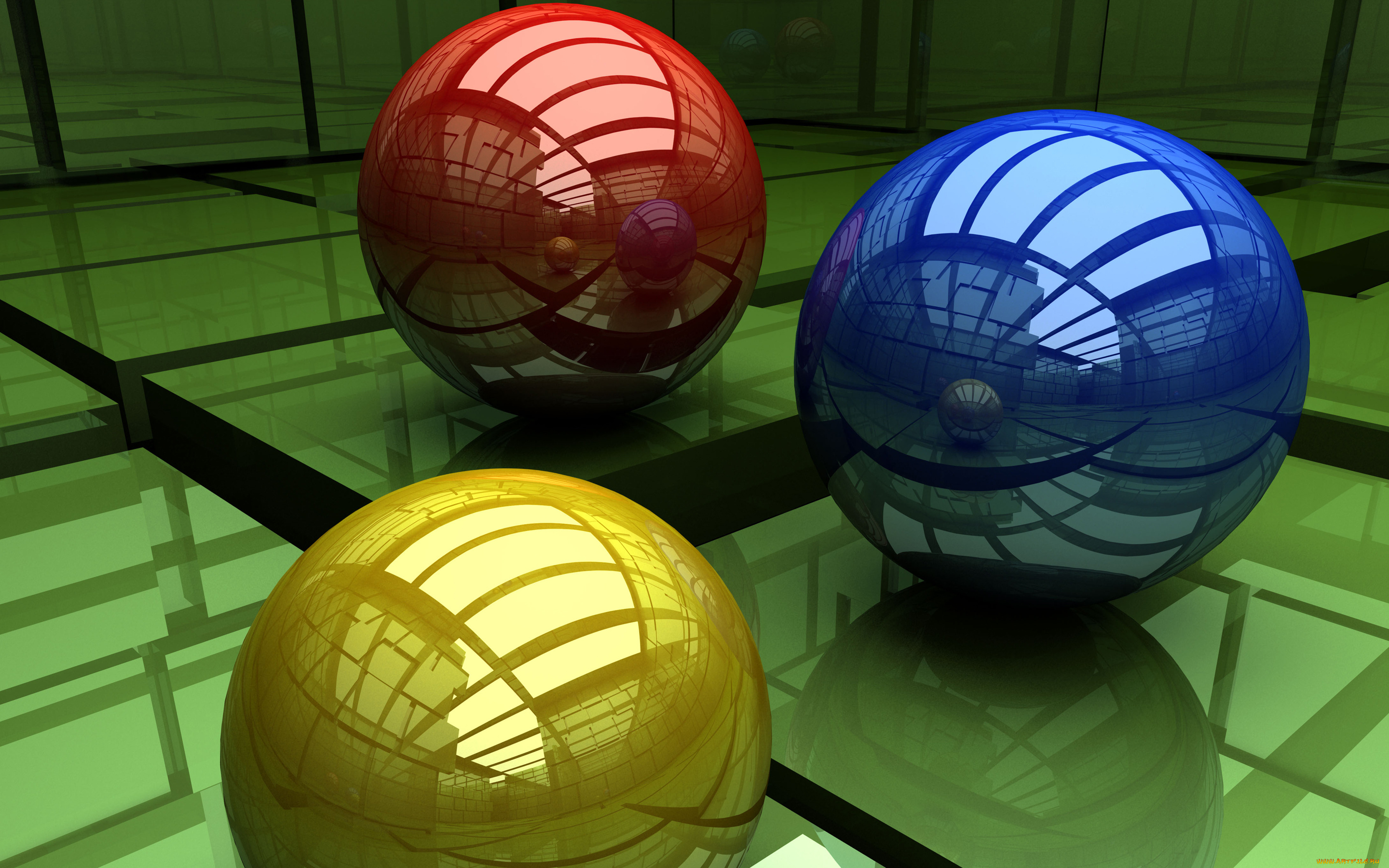 3д, графика, шары, , balls, шары, цвета