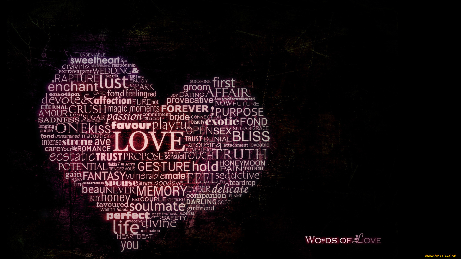 праздничные, день, св, валентина, сердечки, любовь, слова, любви, сердце