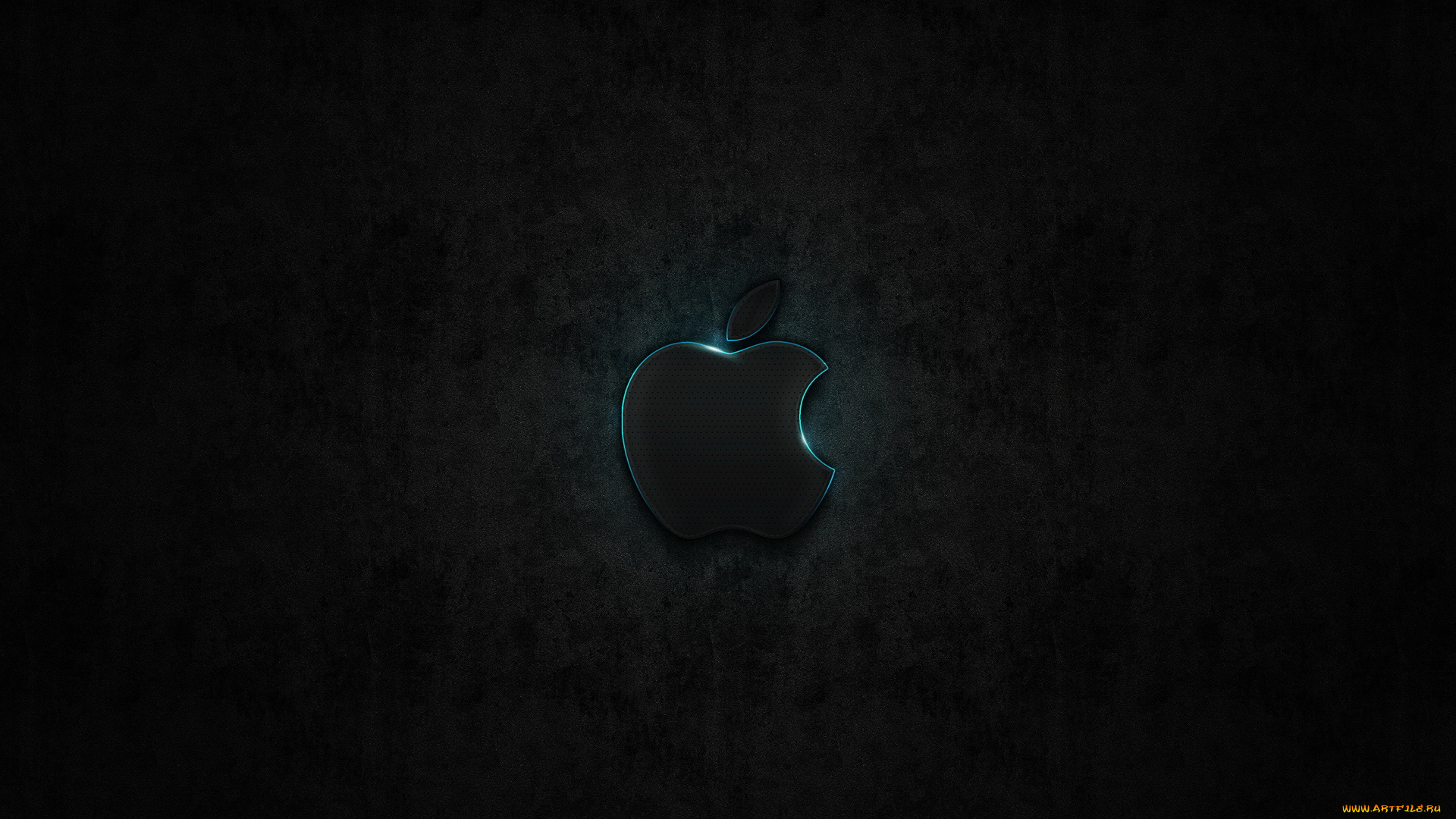 компьютеры, apple, яблоко, фон, тёмный, логотип