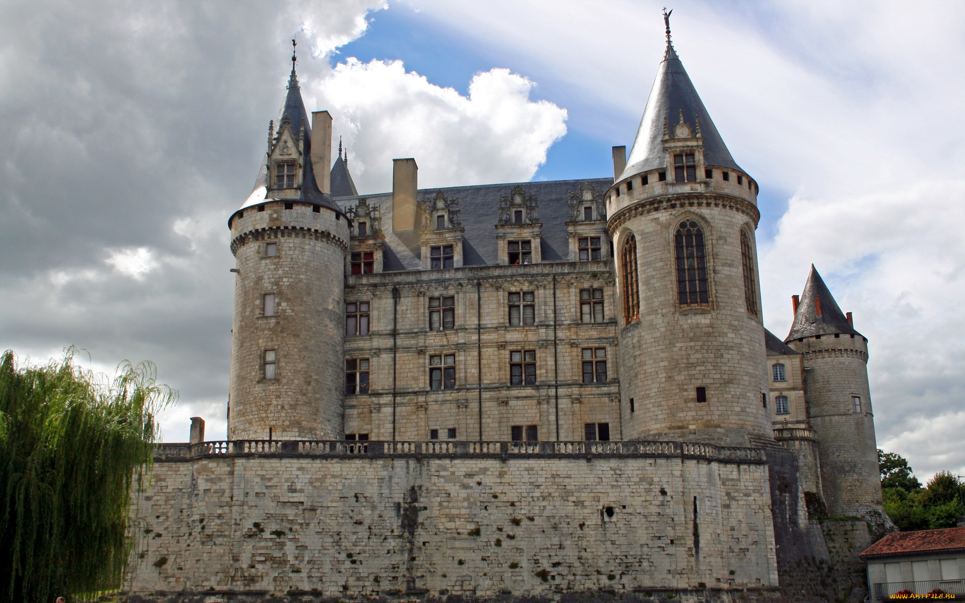 chаteau, de, la, rochefoucauld, франция, города, дворцы, замки, крепости