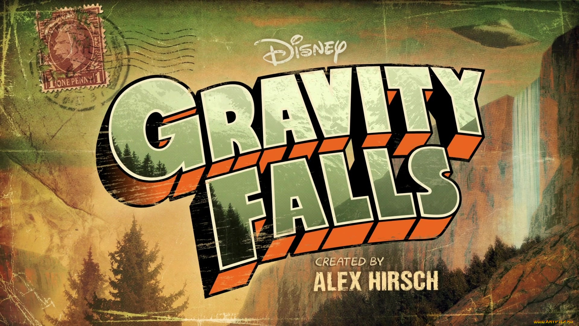 мультфильмы, gravity, falls, disney, gravity, falls