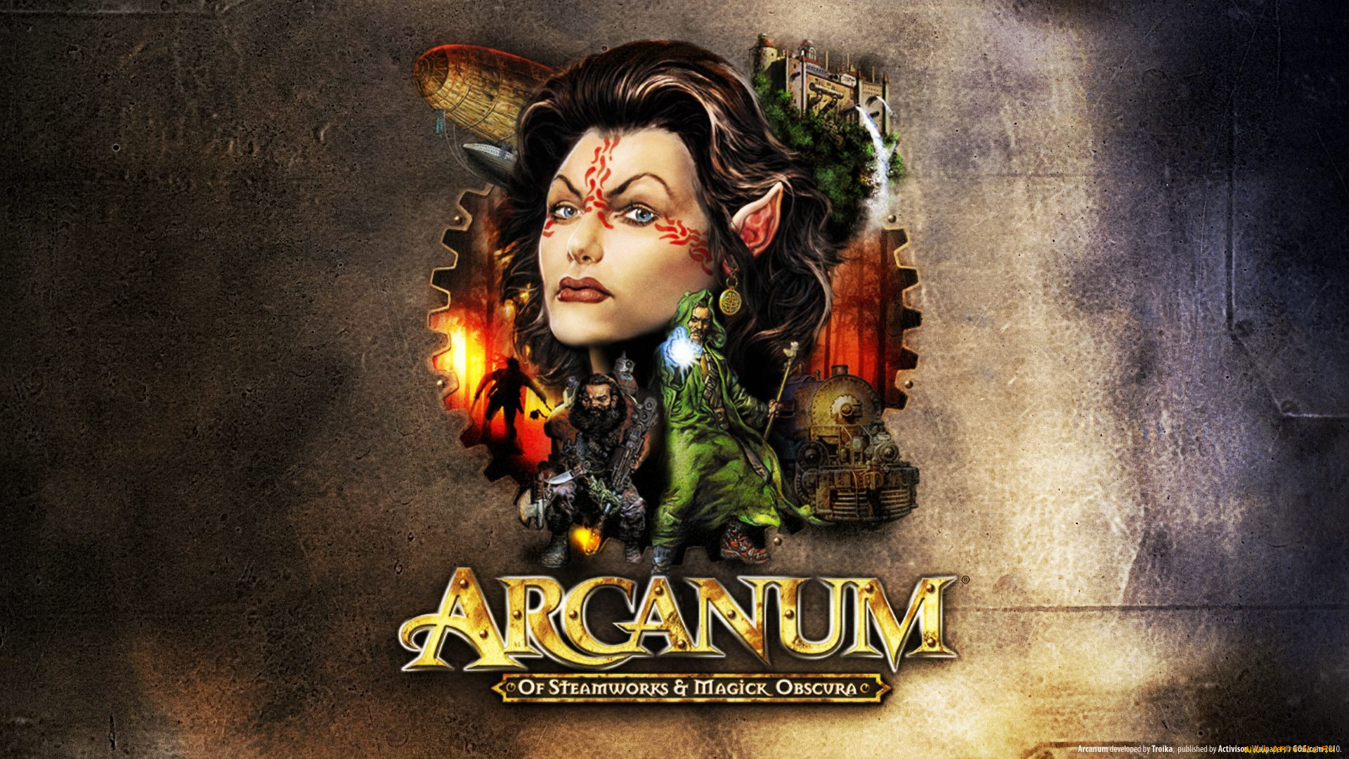 arcanum, of, steamworks, and, magick, obscura, видео, игры, оружие, эльфийка, воины