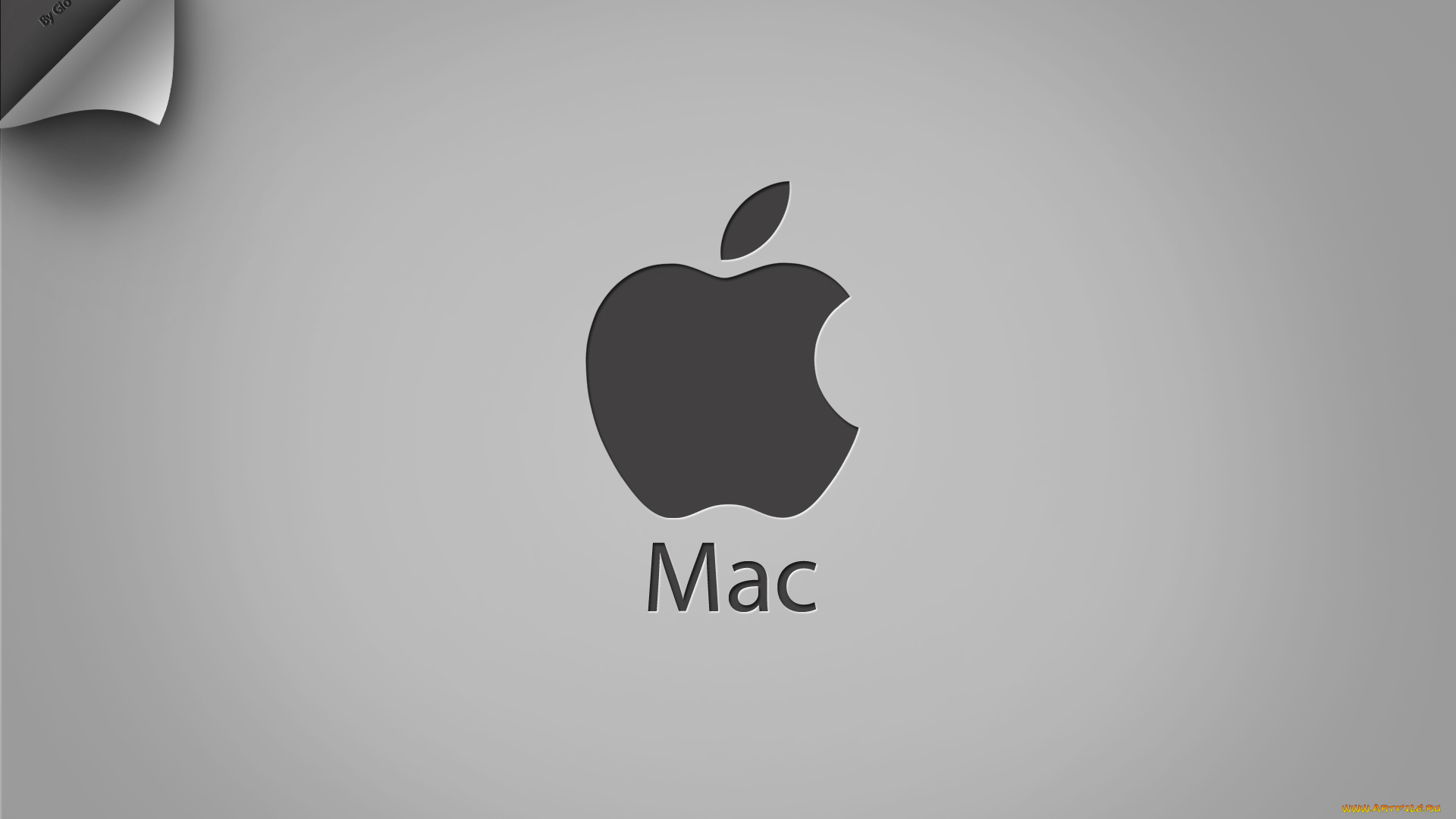 компьютеры, mac, os, фон, логотип