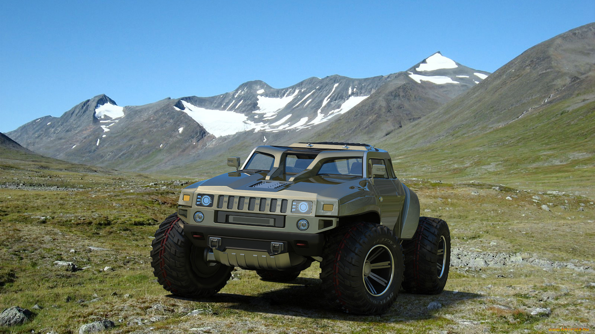 hummer, hb, concept, автомобили, hummer, concept, hb, внедорожник, джип