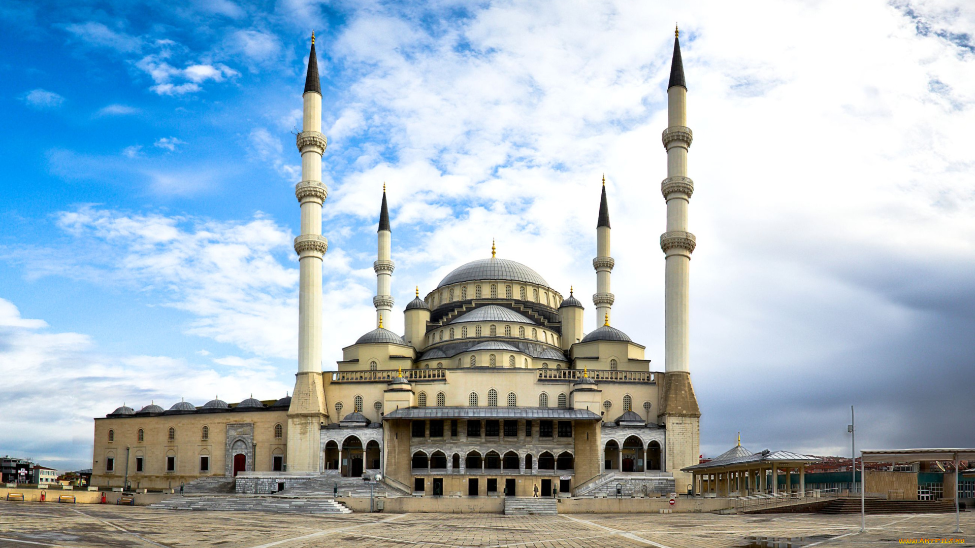 мечеть, коджатепе, анкара, турция, города, мечети, медресе, минареты