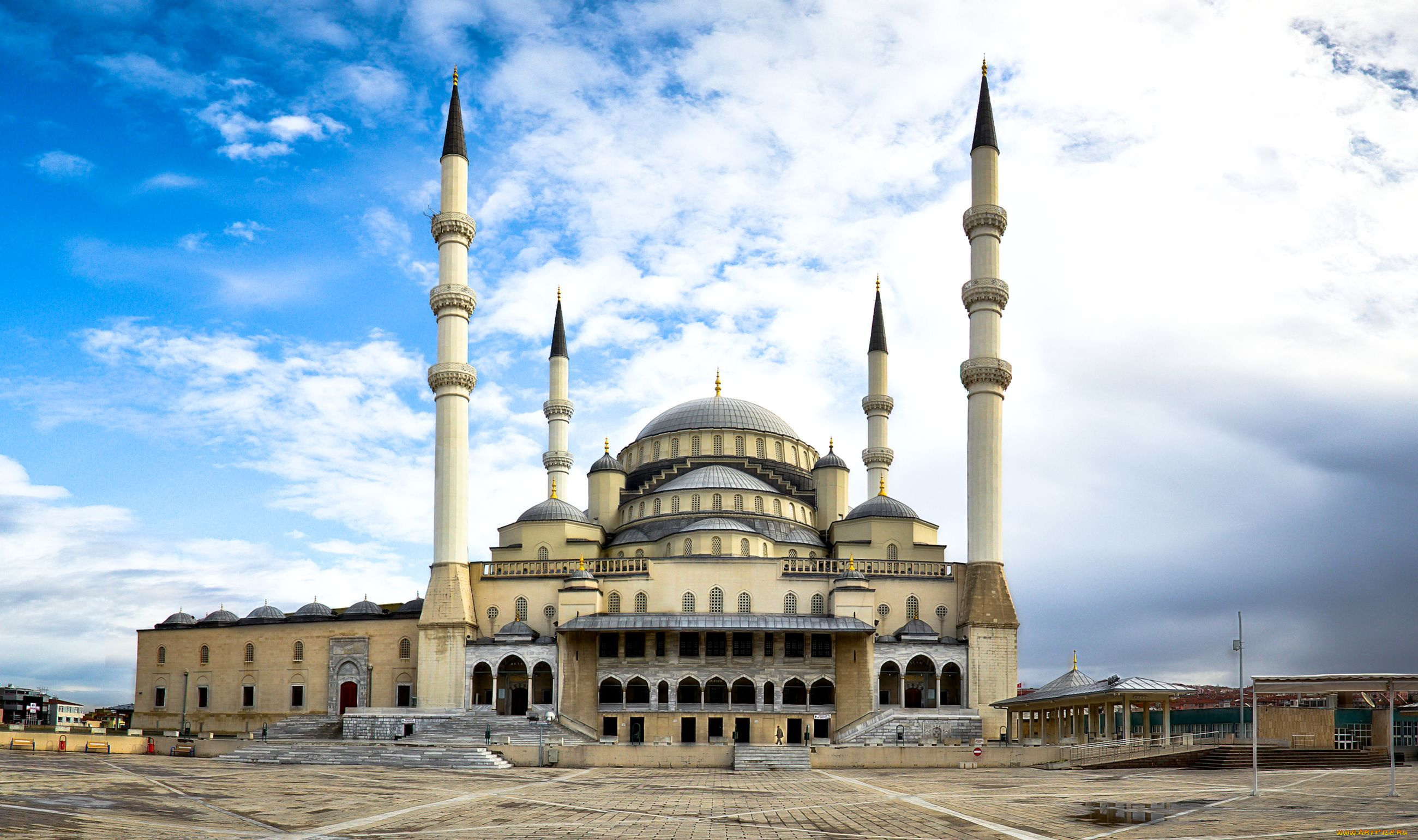 мечеть, коджатепе, анкара, турция, города, мечети, медресе, минареты