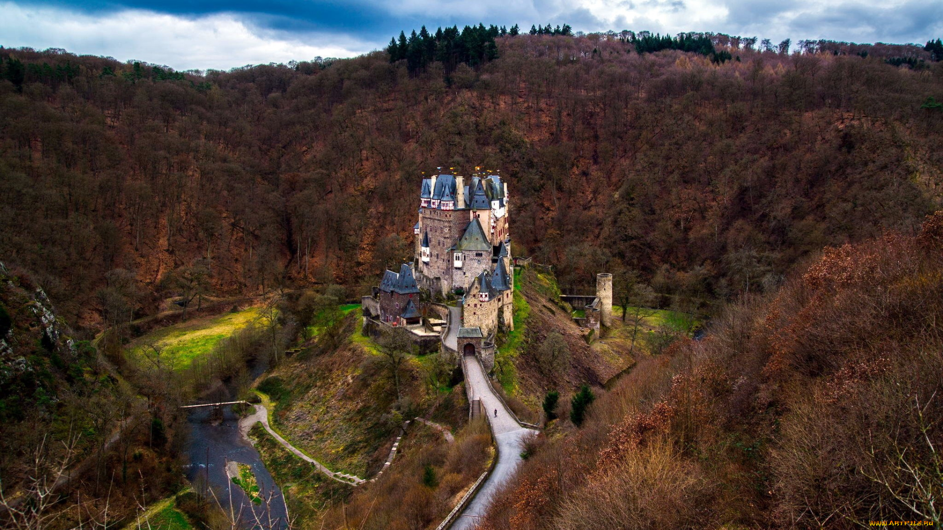 eltz, castle, города, замки, германии, eltz, castle