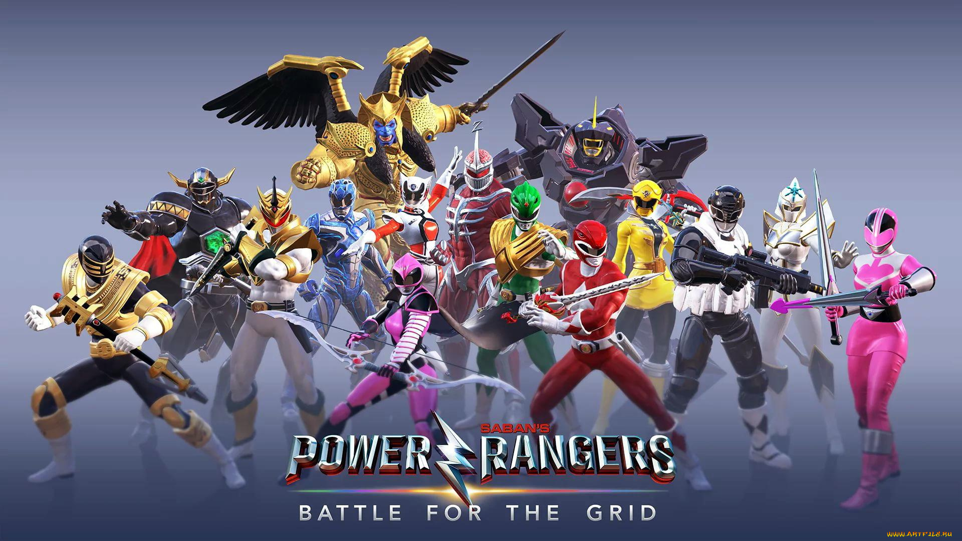 видео, игры, power, rangers, , battle, for, the, grid, персонажи