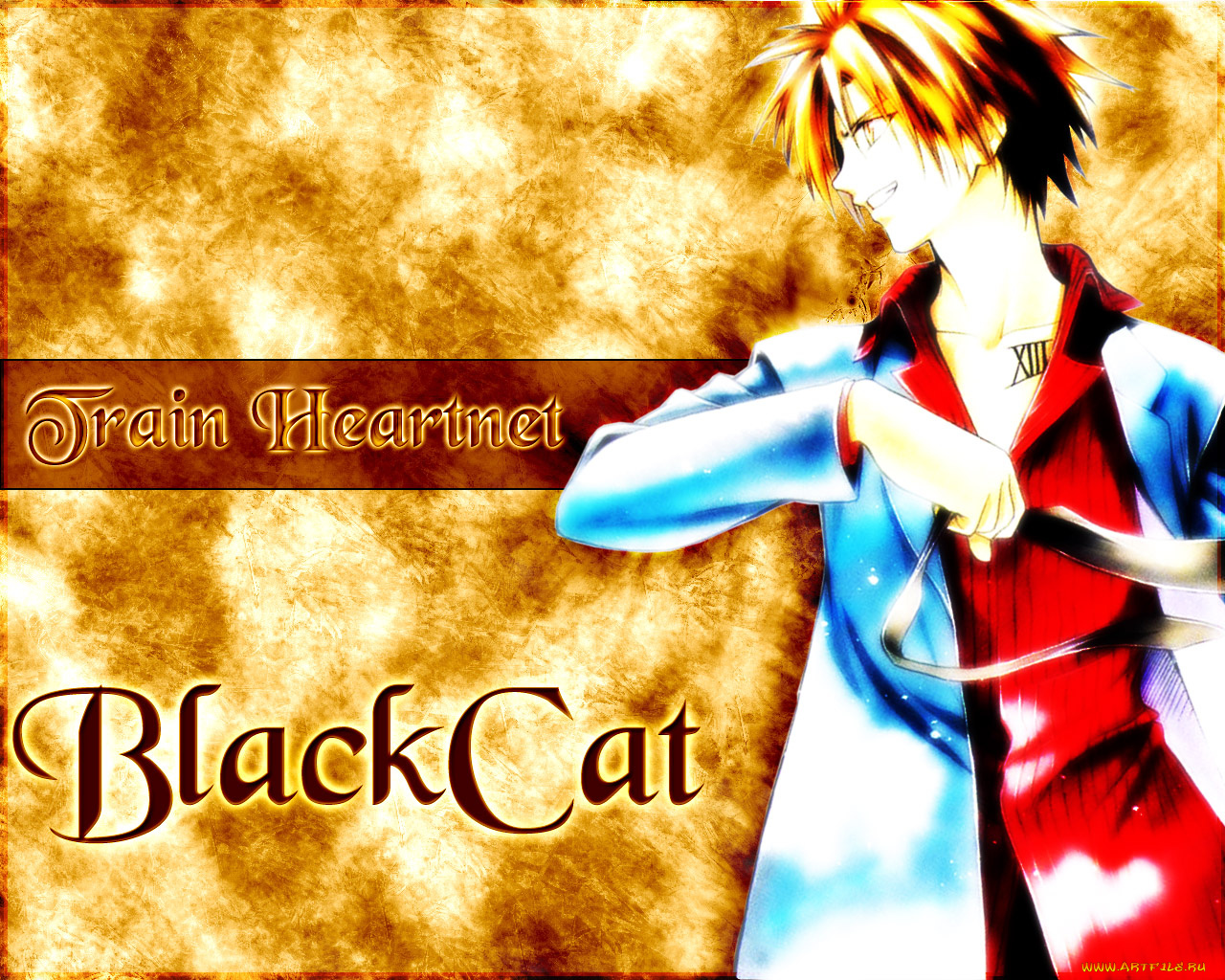 аниме, black, cat