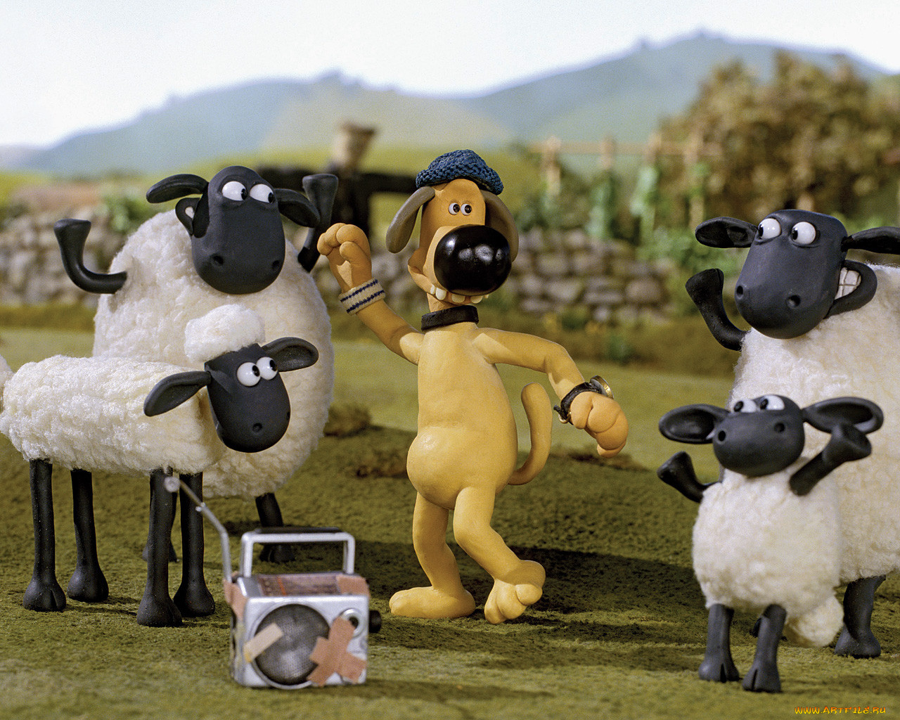 мультфильмы, shaun, the, sheep