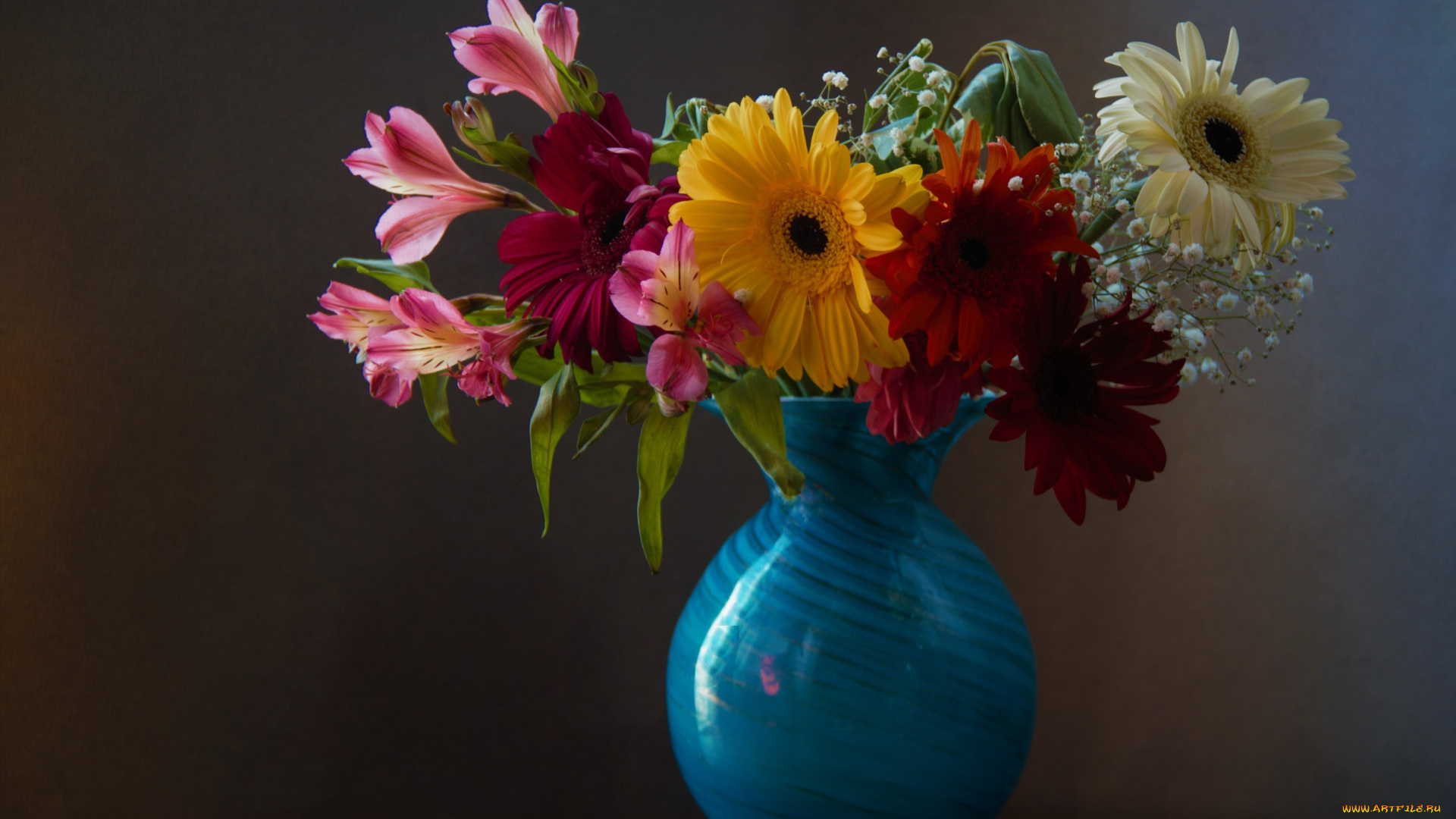 цветы, букеты, , композиции, букет, герберы, ваза