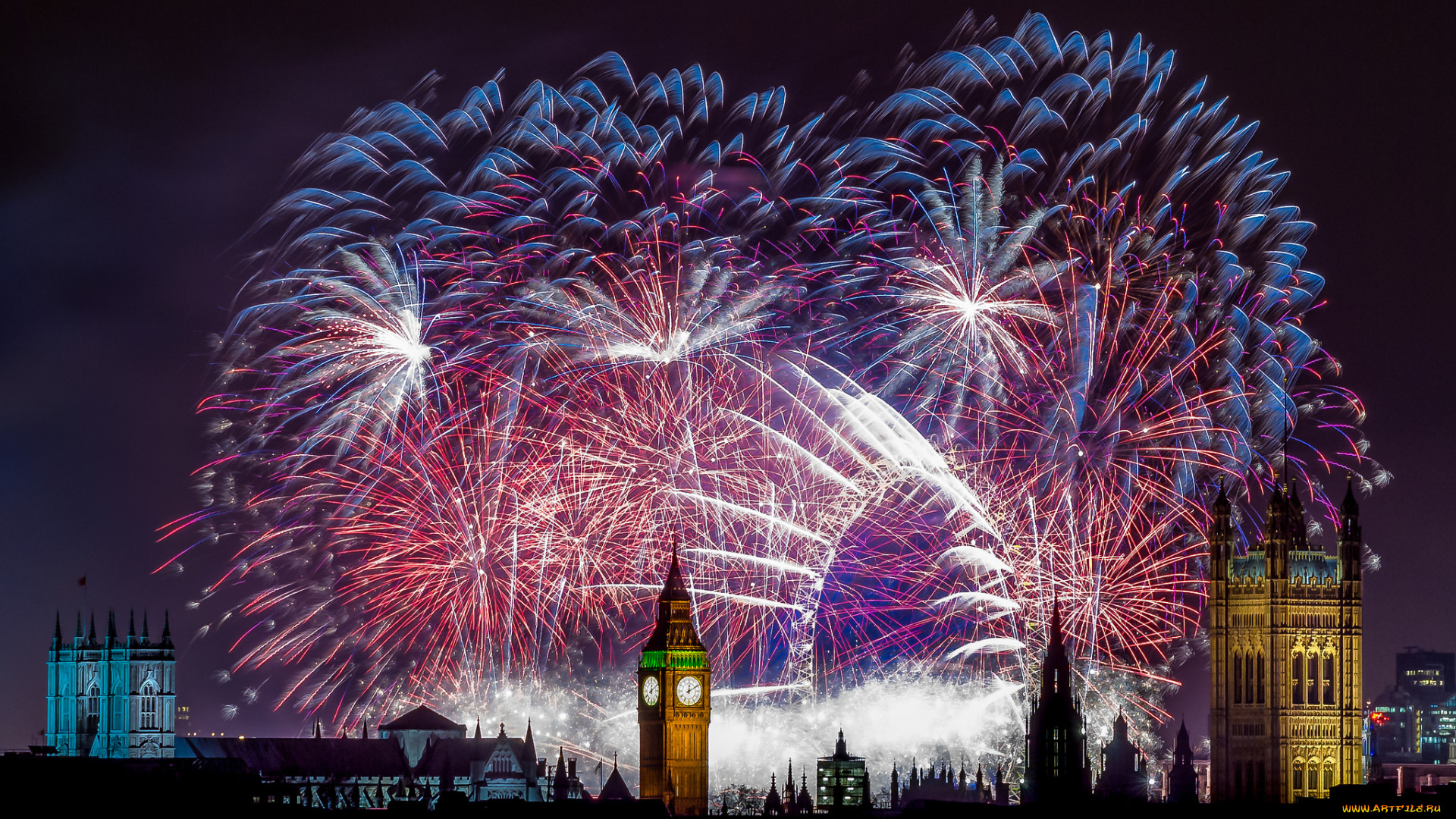 fireworks, for, london, города, лондон, , великобритания, биг, бэн, фейерверк, ночь