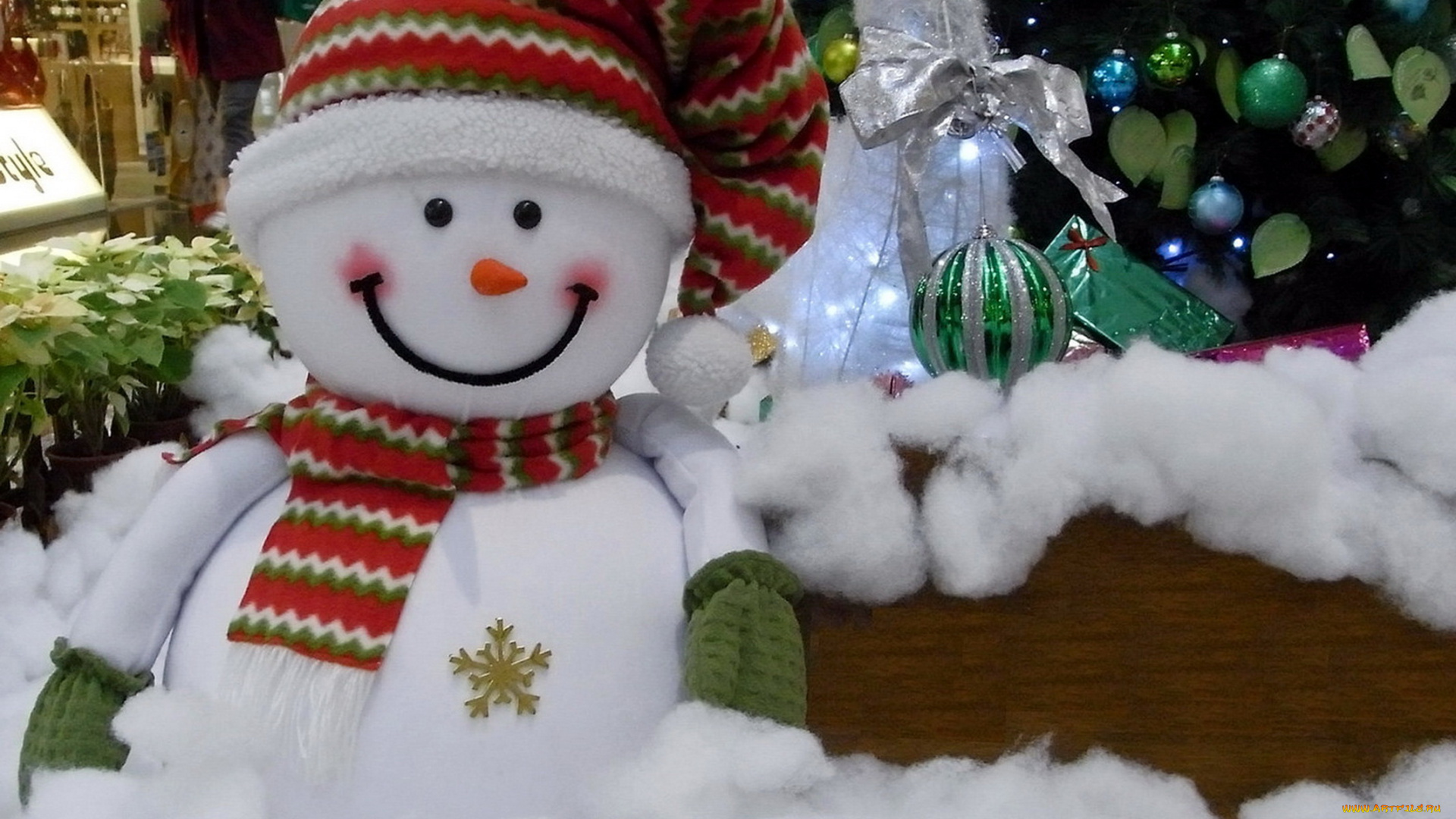 праздничные, снеговики, шапочка, шарф