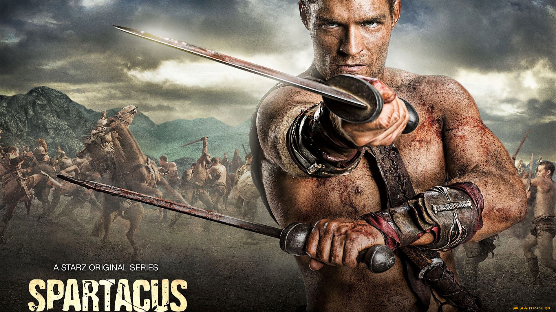 кино, фильмы, spartacus, , vengeance, спартак, оружие, бой