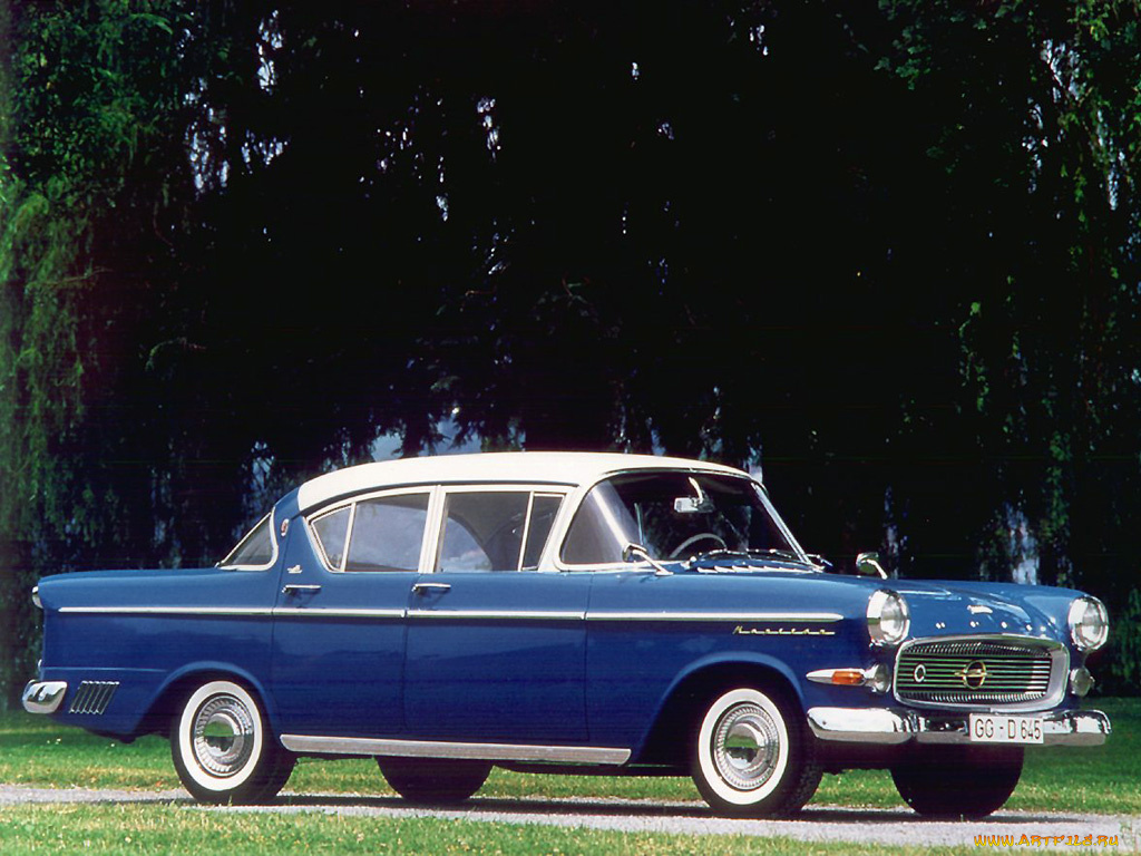 opel, kapitan, 1958, автомобили