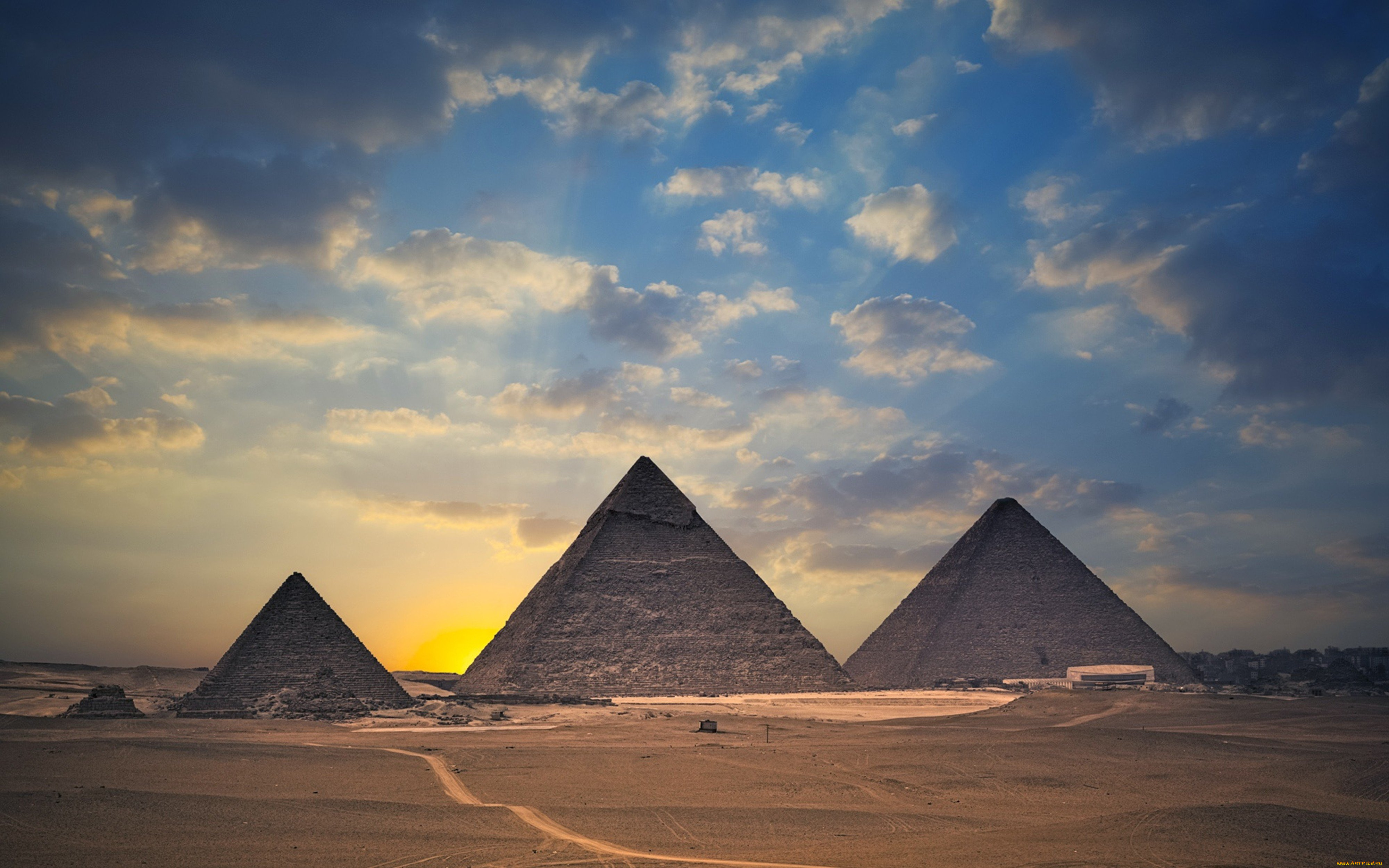 города, -, исторические, , архитектурные, памятники, памятник, небо, пирамиды, египет