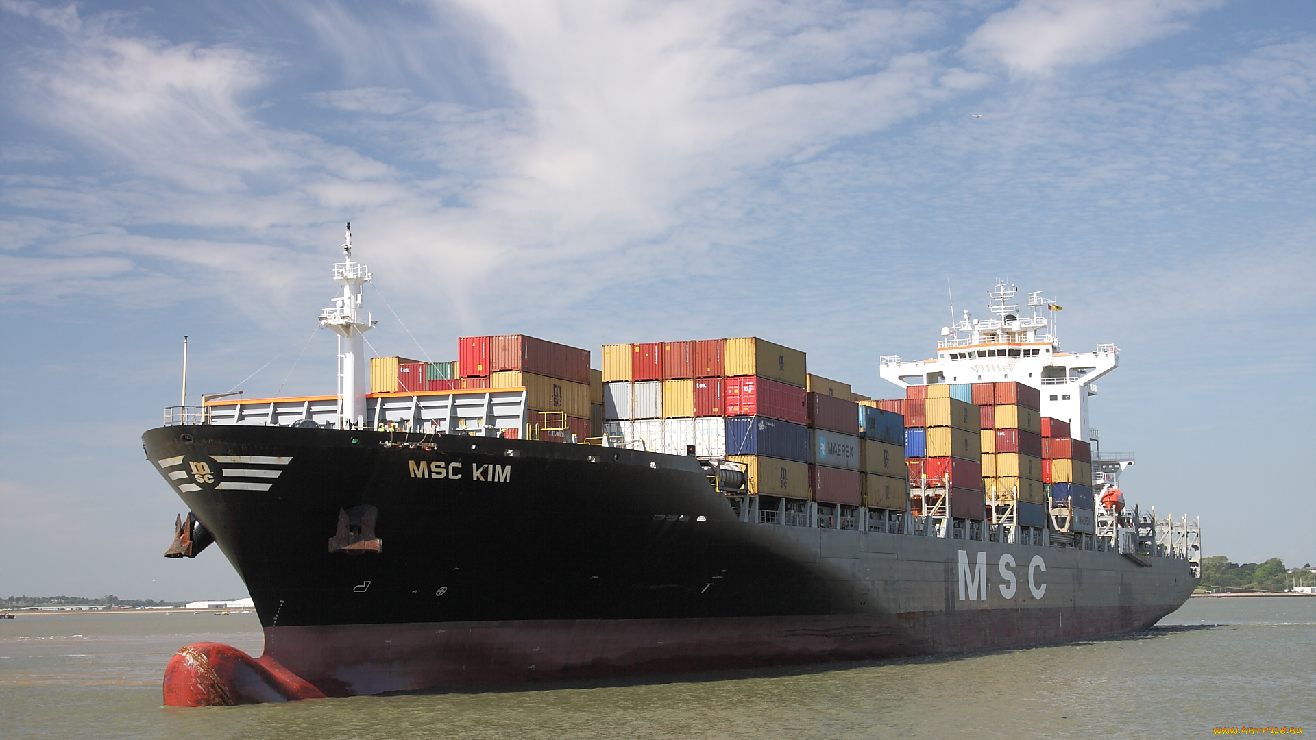msc, kim, корабли, грузовые, суда, контейнеровоз