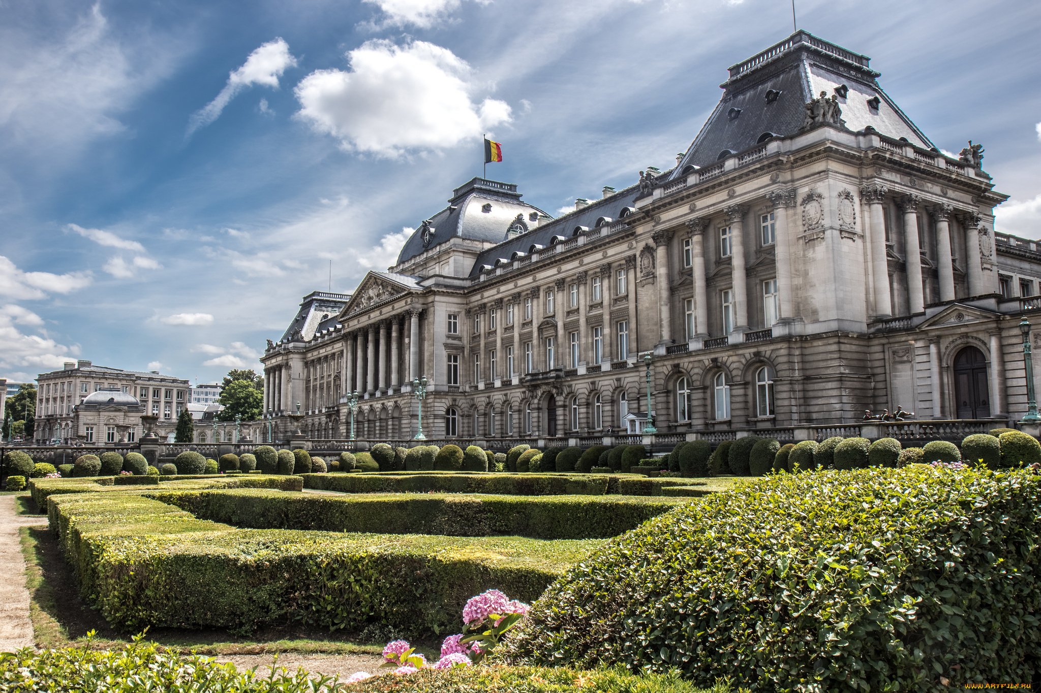 royal, palace, of, brussels, города, брюссель, , бельгия, панорама