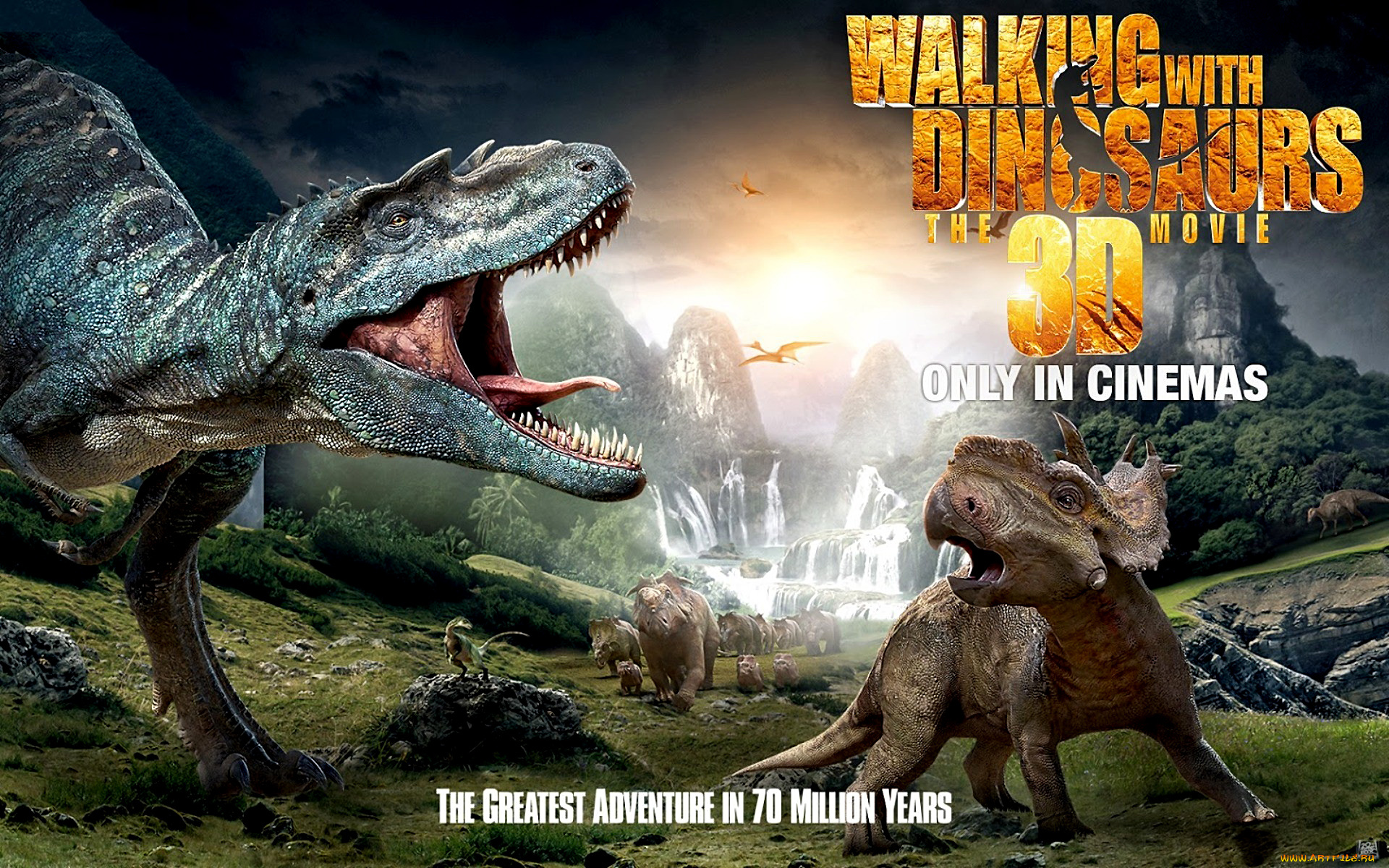walking, with, dinosaurs, 3d, кино, фильмы, прогулки, с, динозаврами